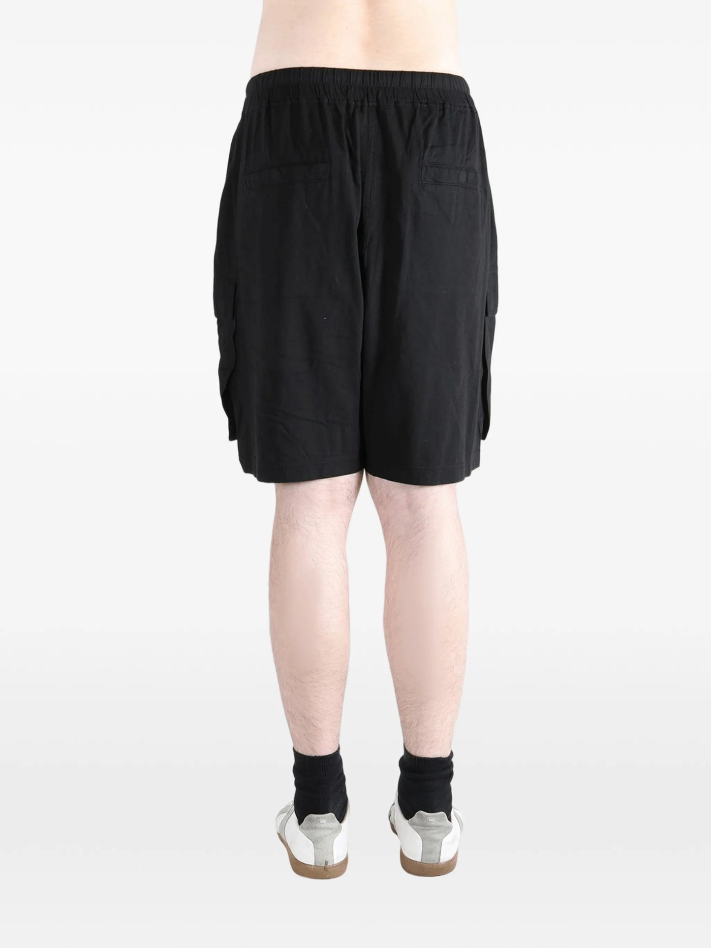 drawstring-fastening cargo shorts