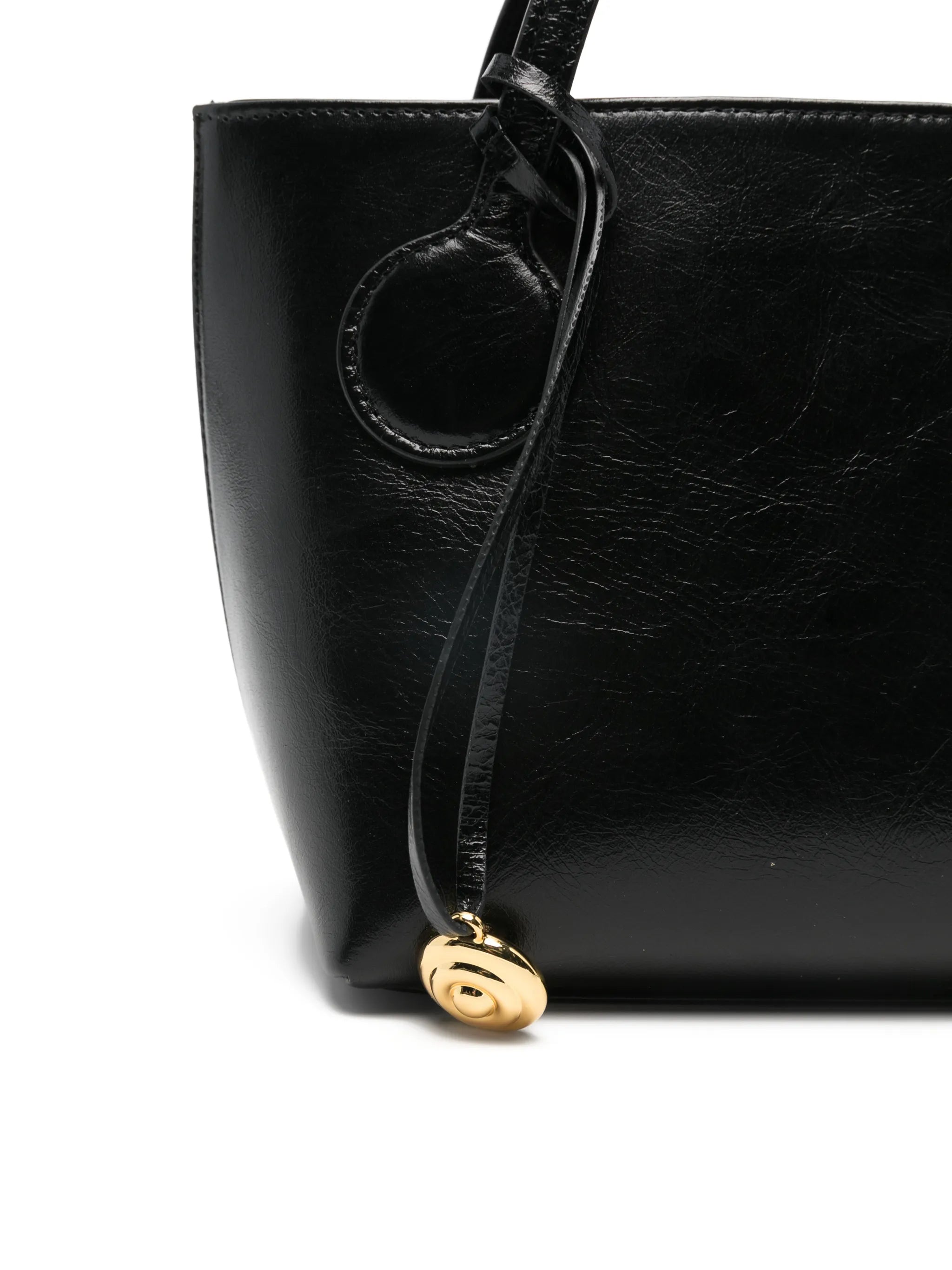 Sprout charm-detail tote bag