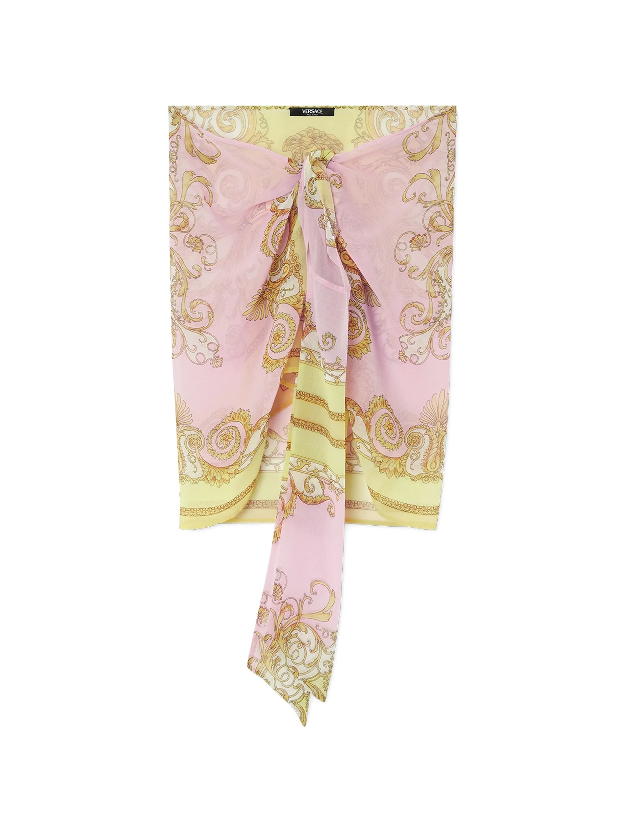 printed foulard skirt