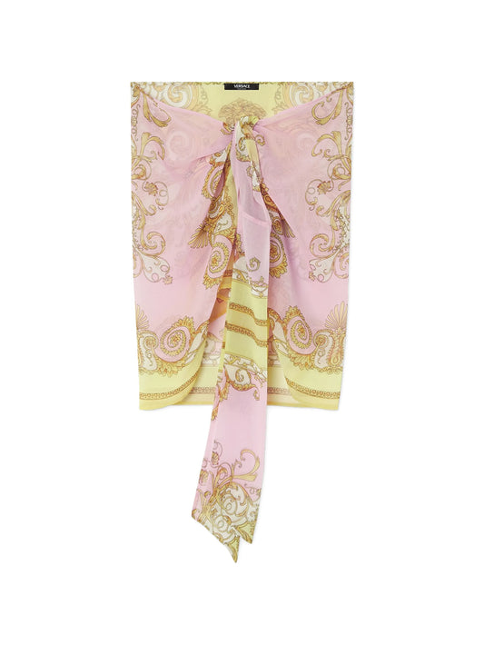 printed foulard skirt