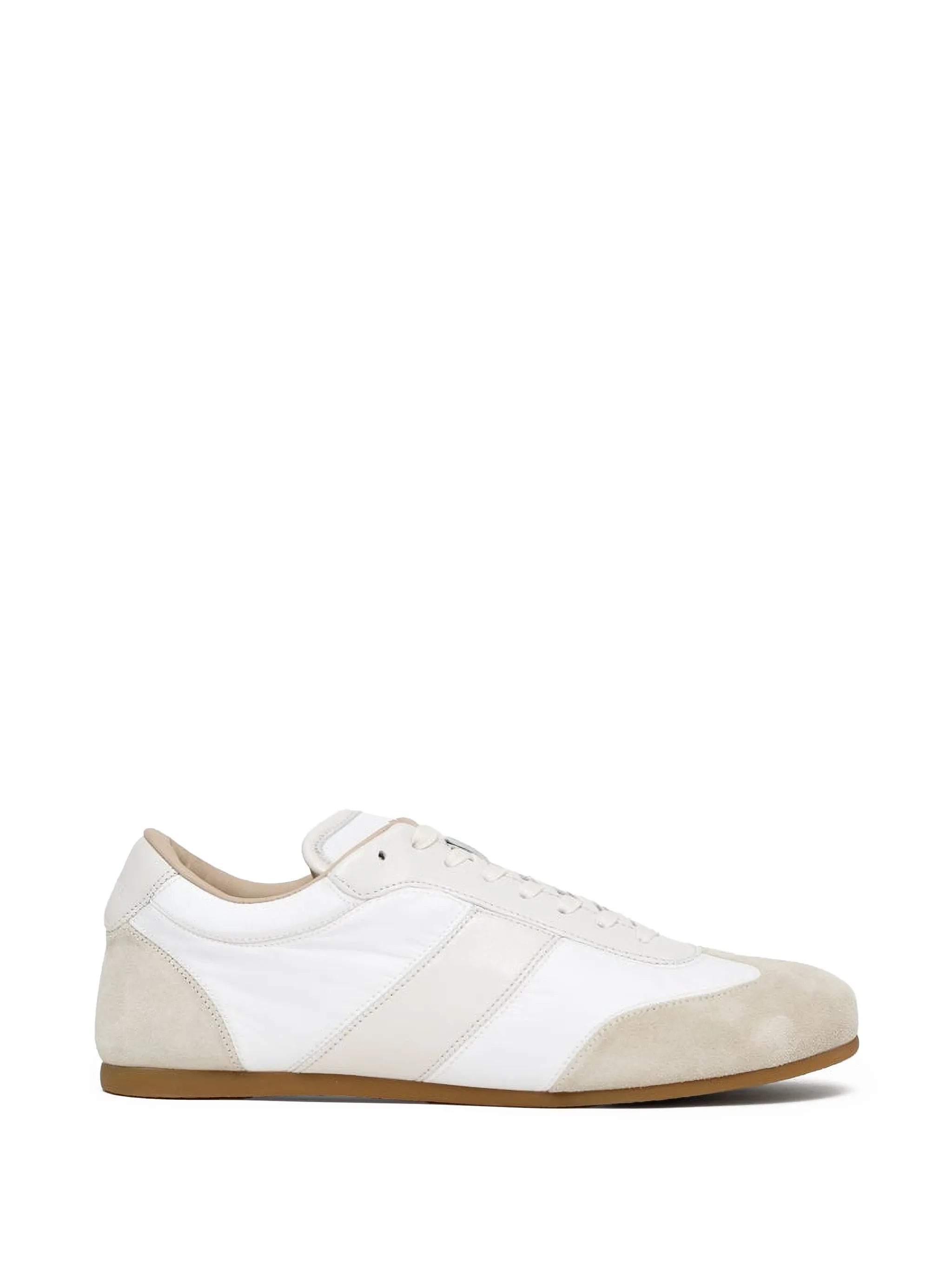 panelled low-top sneakers
