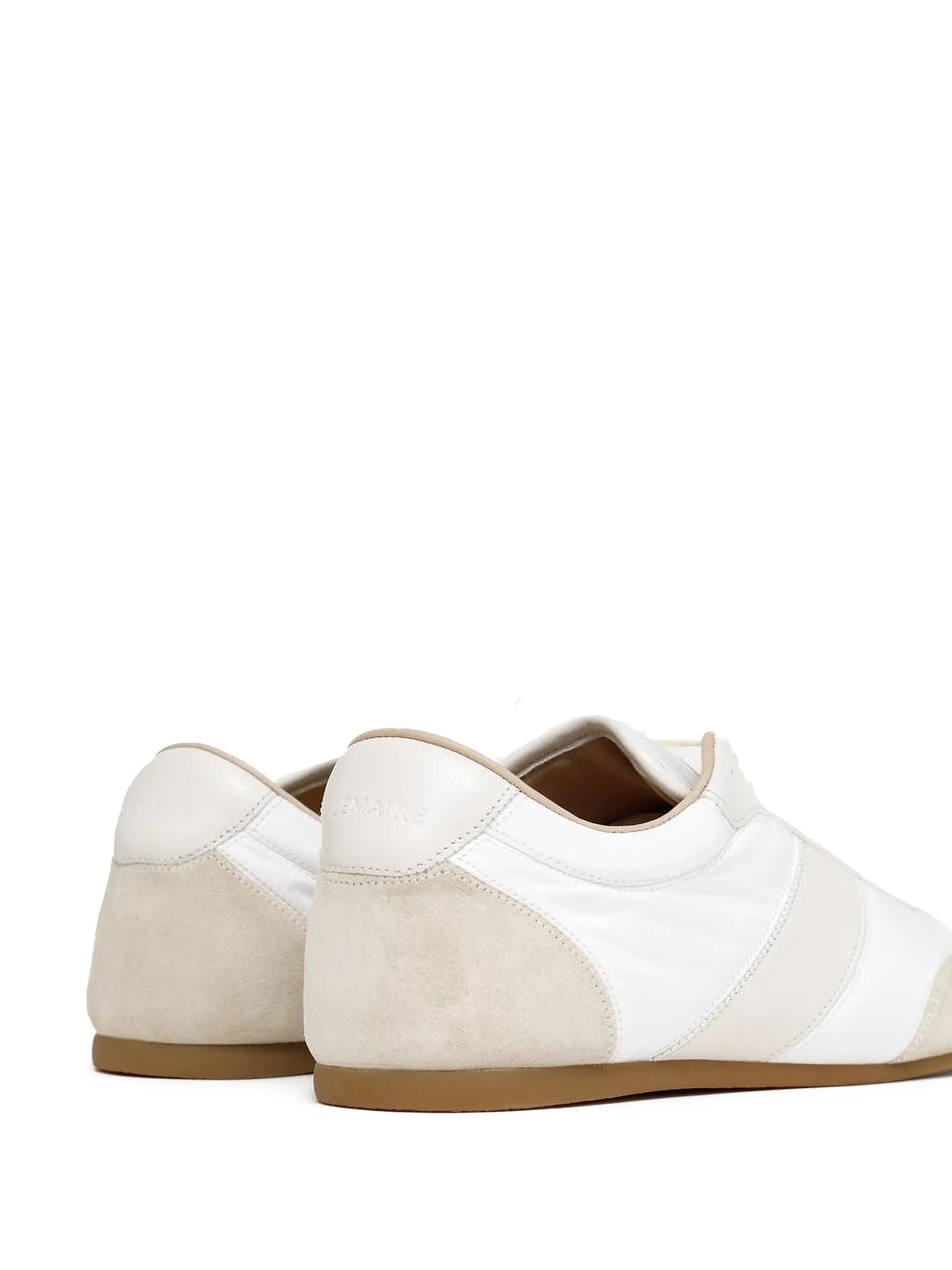 panelled low-top sneakers