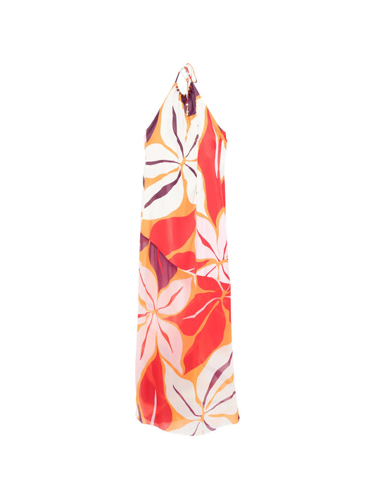 Accasia floral-print maxi dress
