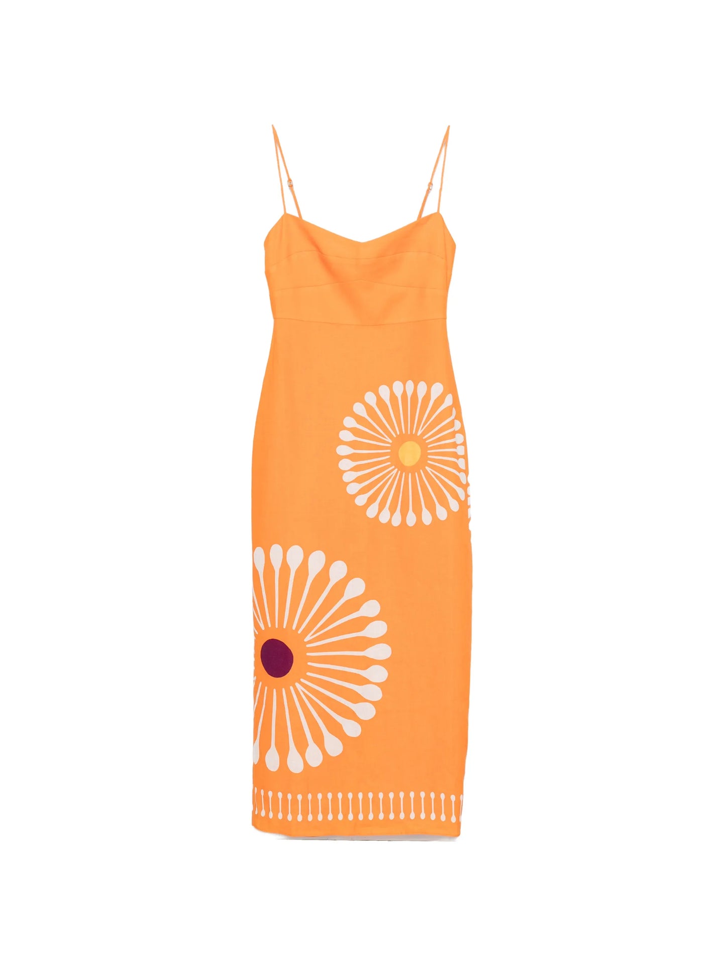 Paloma graphic-print midi dress