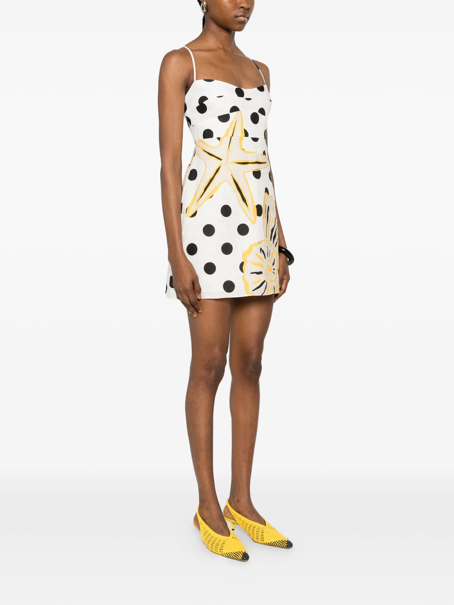 Lucca polka-dot mini dress