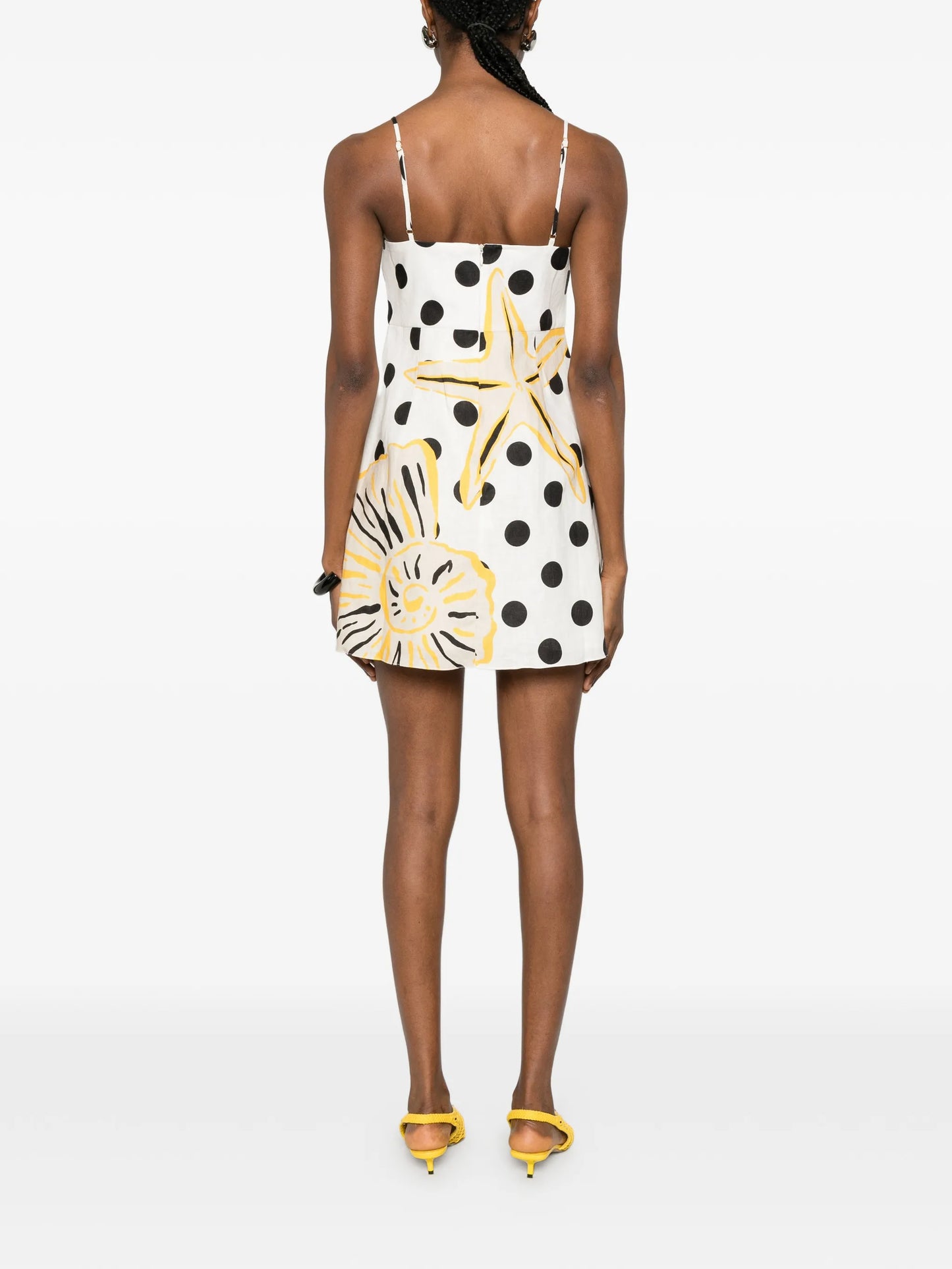 Lucca polka-dot mini dress