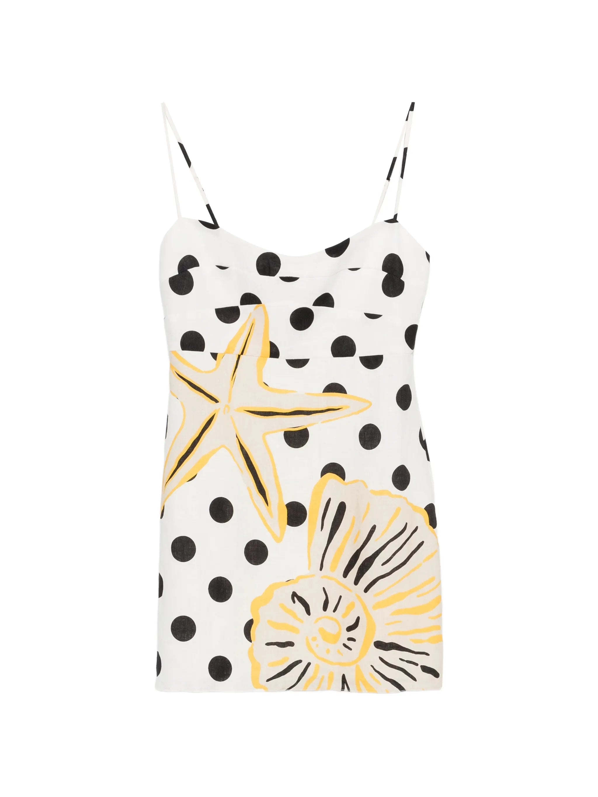 Lucca polka-dot mini dress