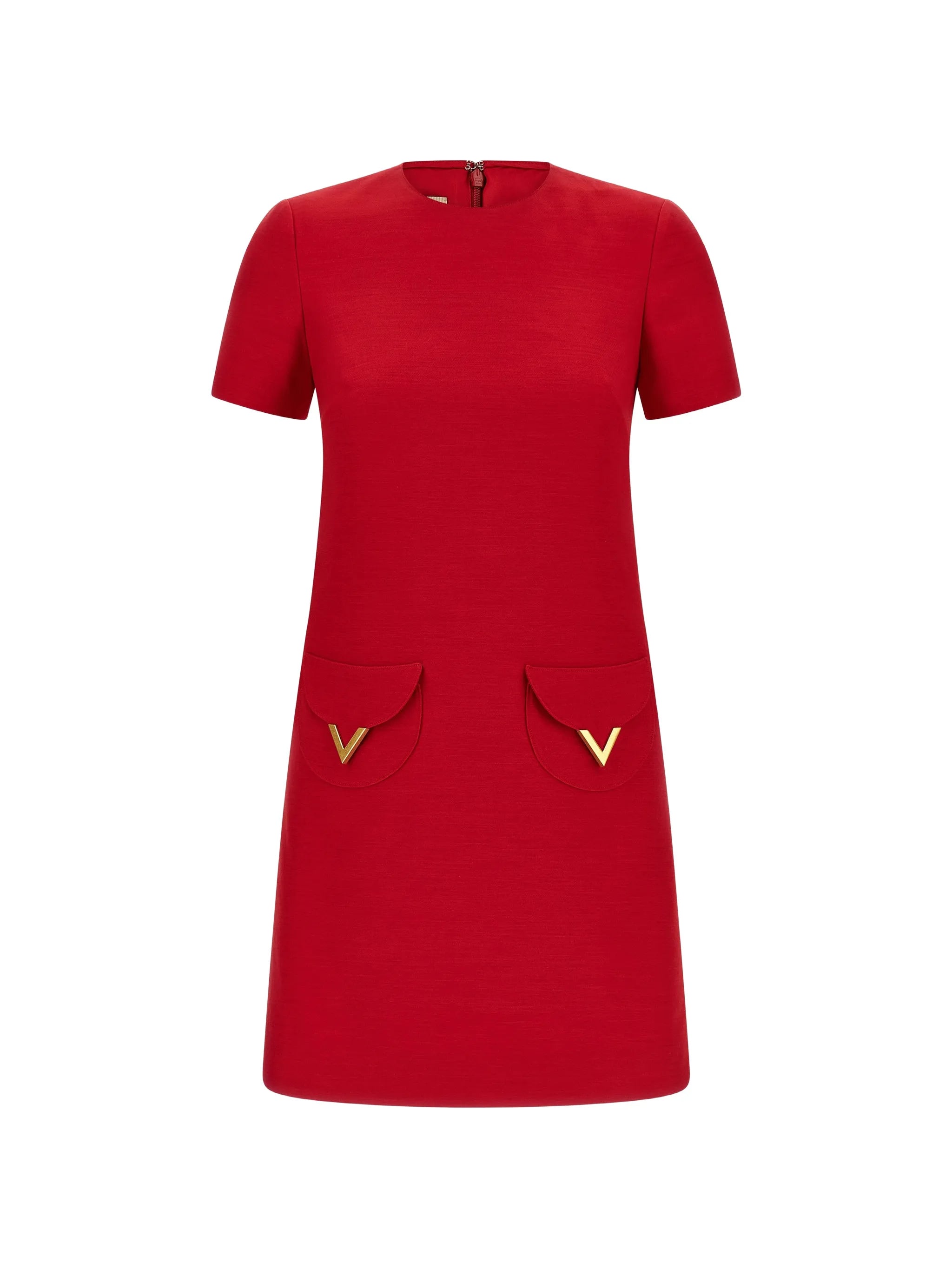 logo-detail mini dress