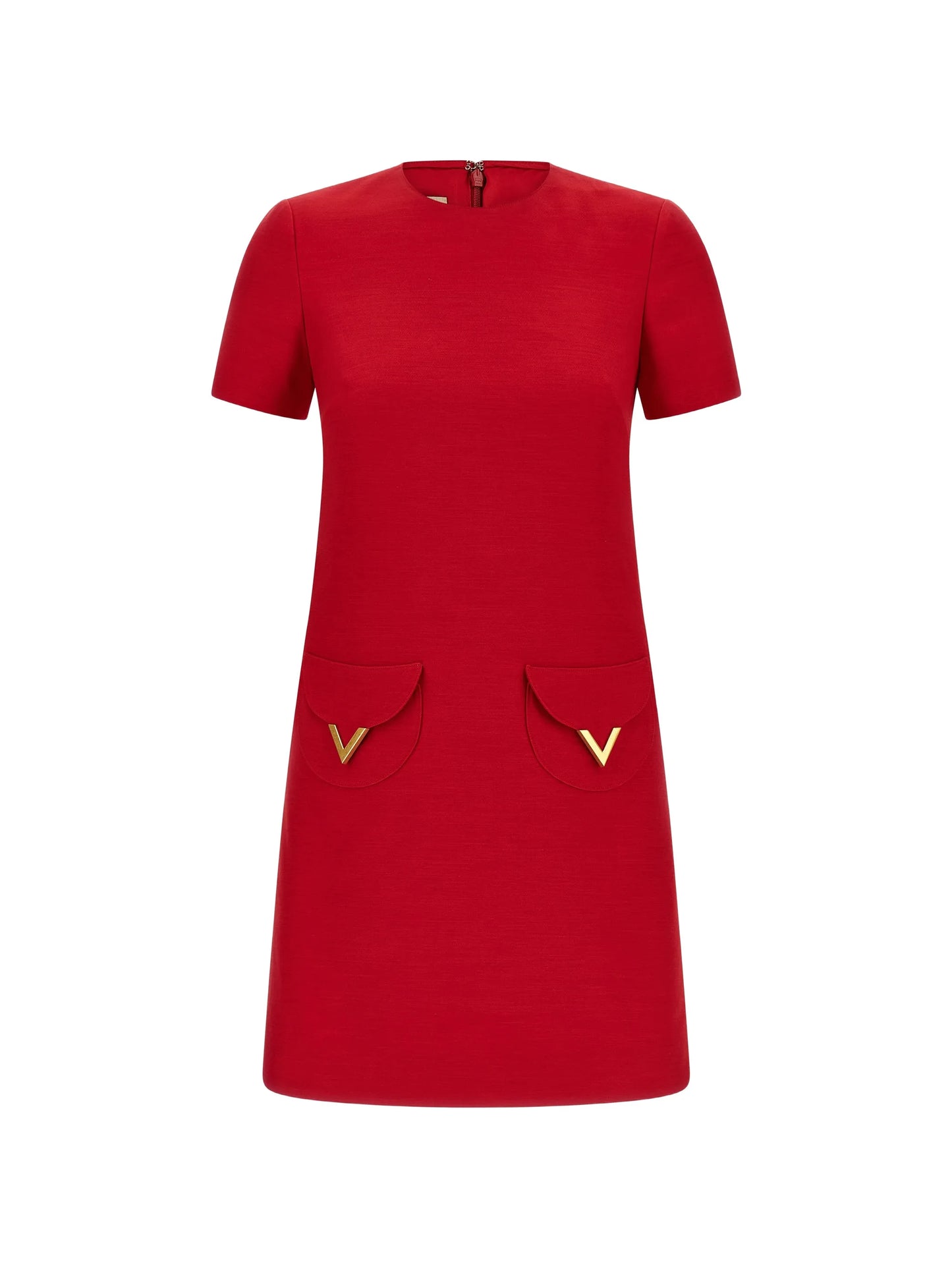 logo-detail mini dress