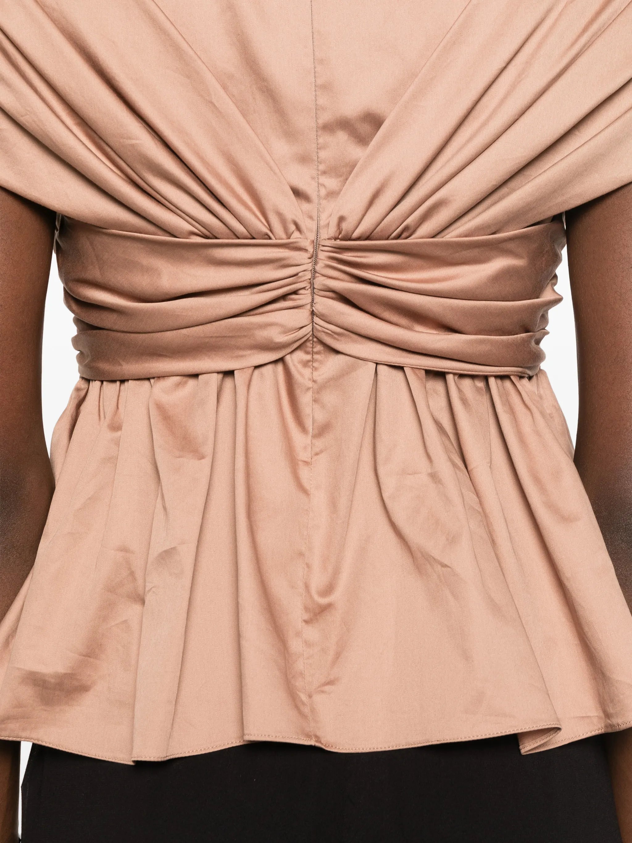 Ruhi twisted-detail top
