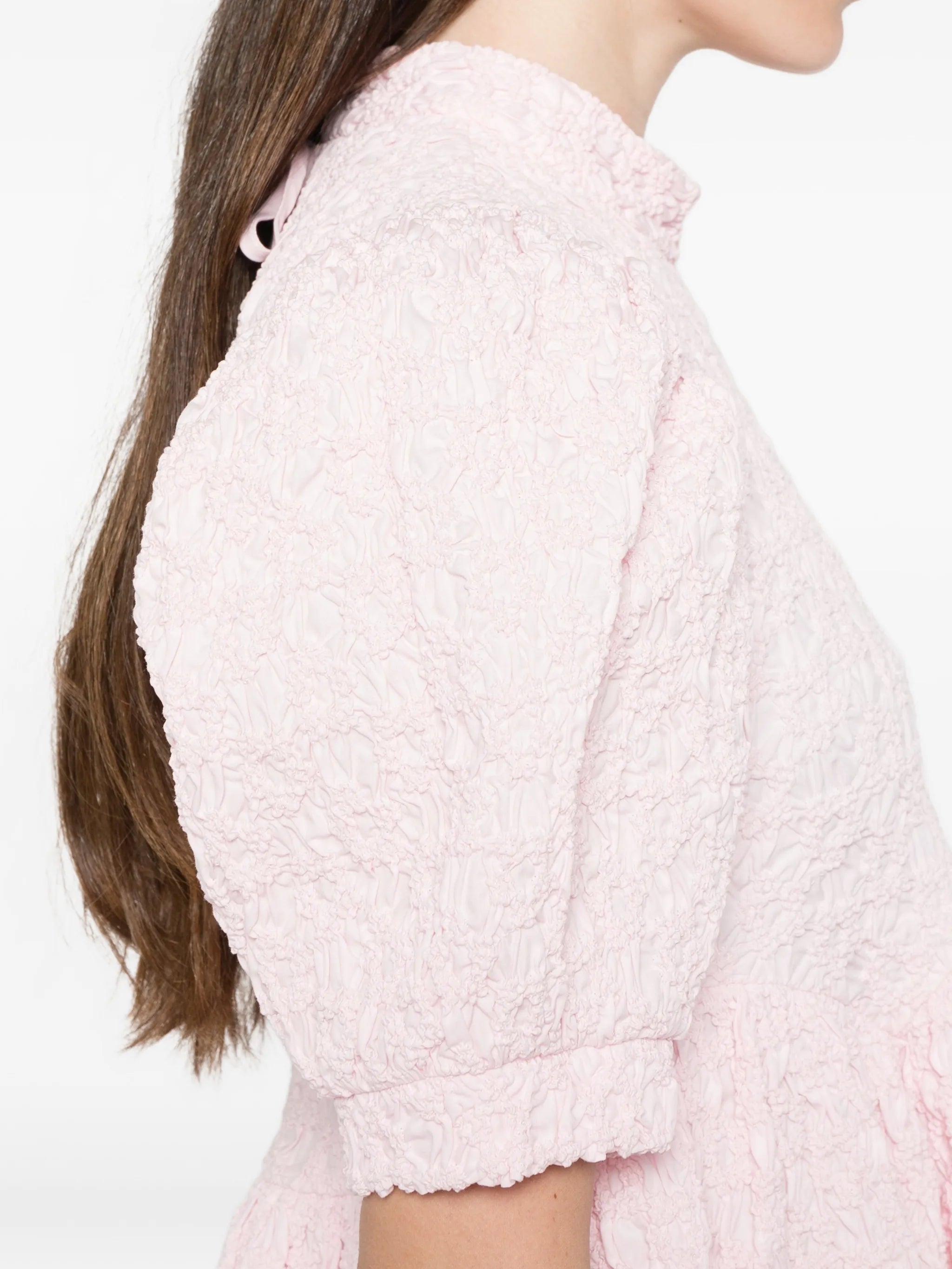 Cbdumas puffed-sleeve mini dress
