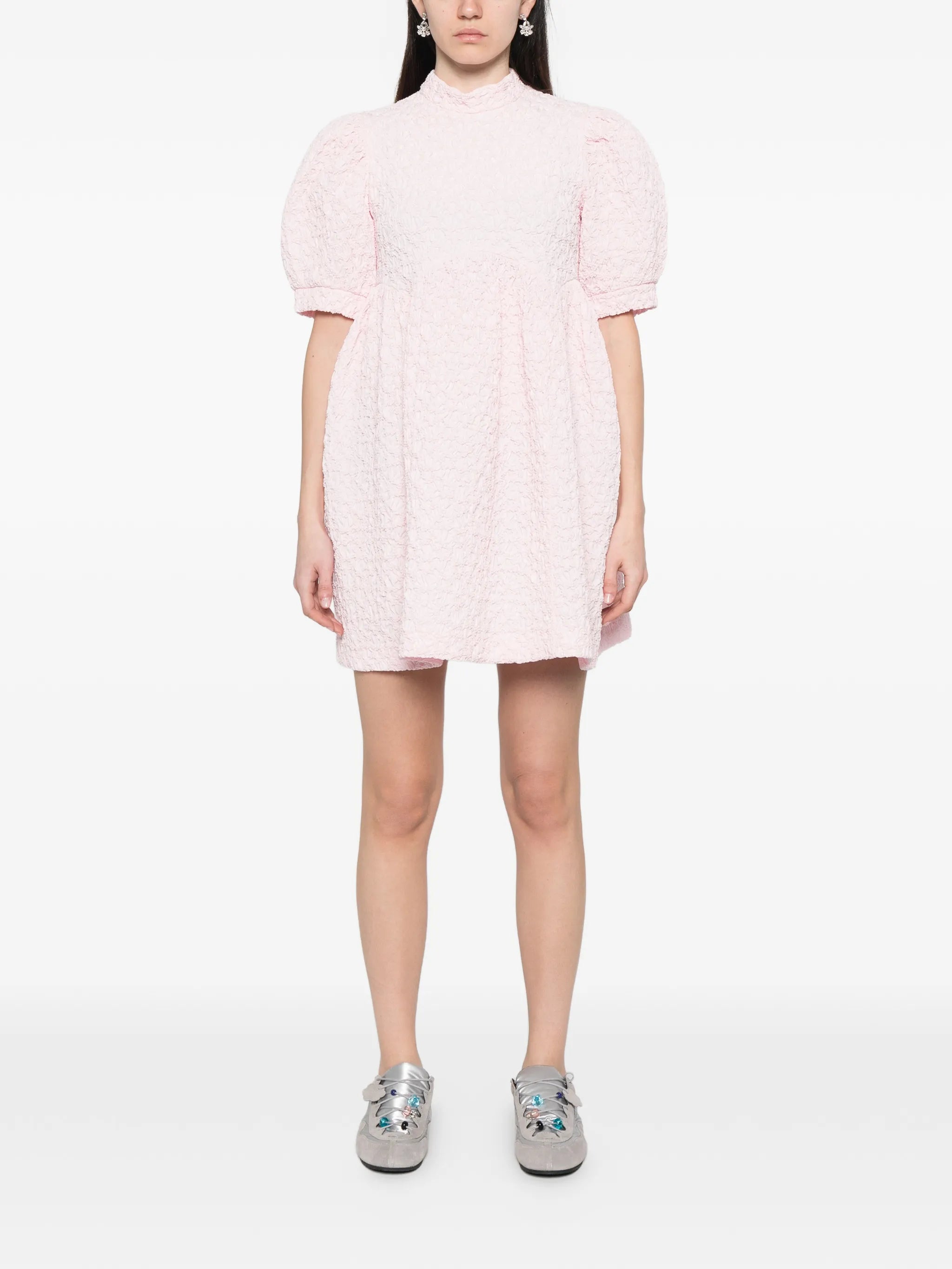 Cbdumas puffed-sleeve mini dress