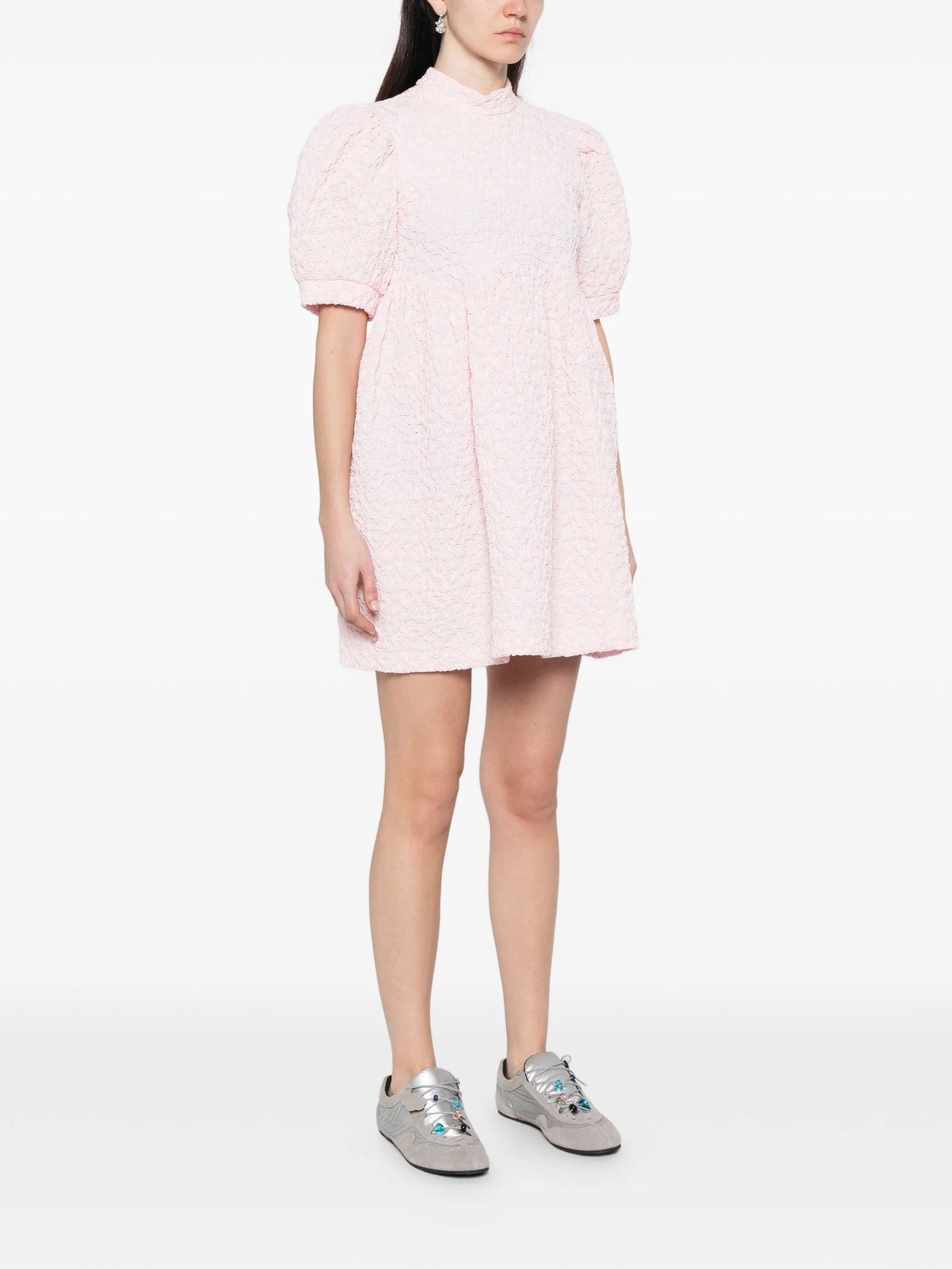 Cbdumas puffed-sleeve mini dress