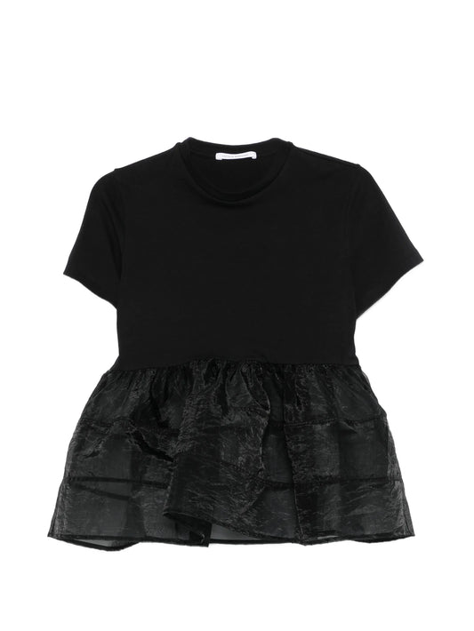 David ruffled peplum T-shirt
