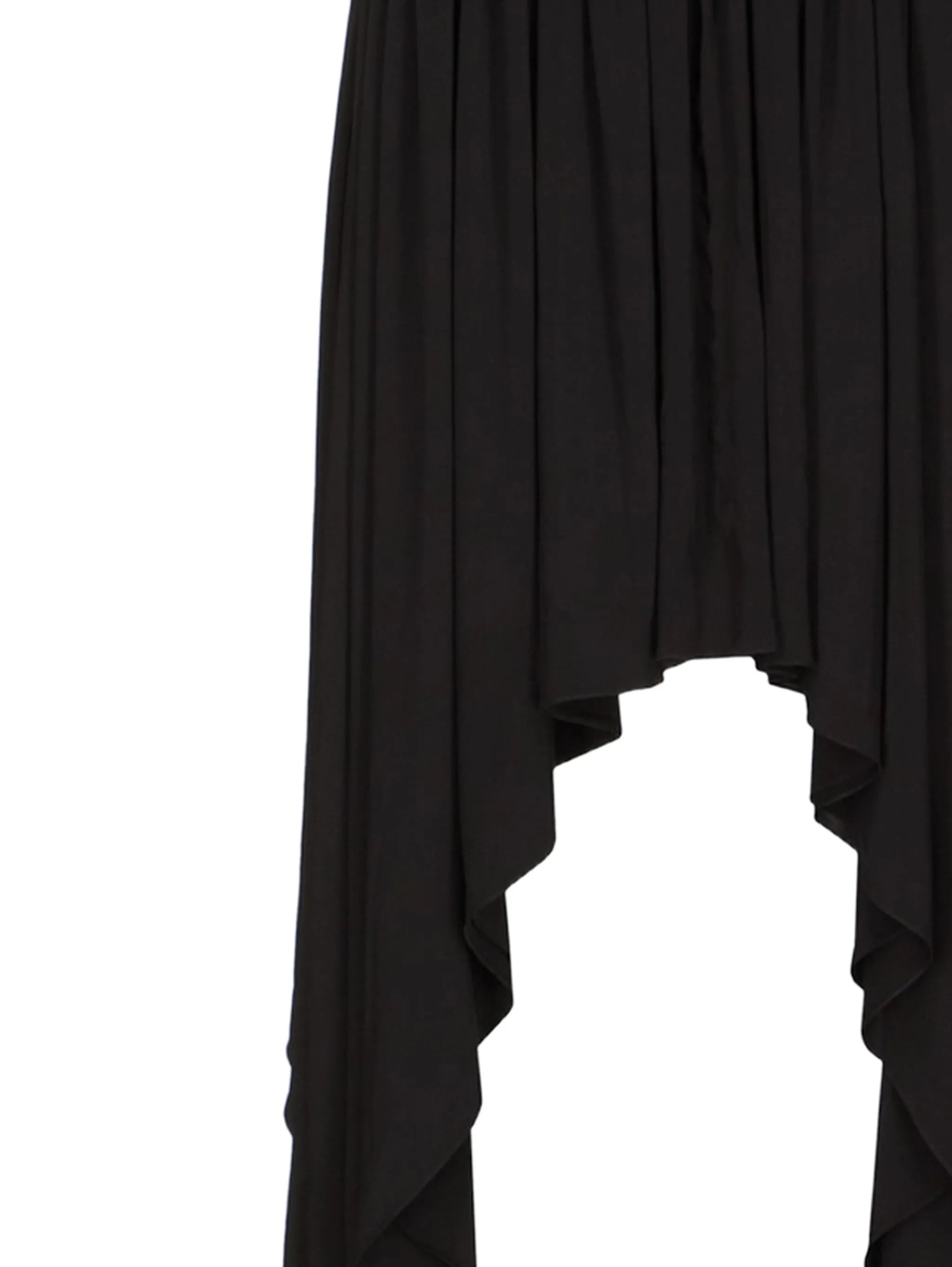 asymmetric handkerchief-hem midi dress