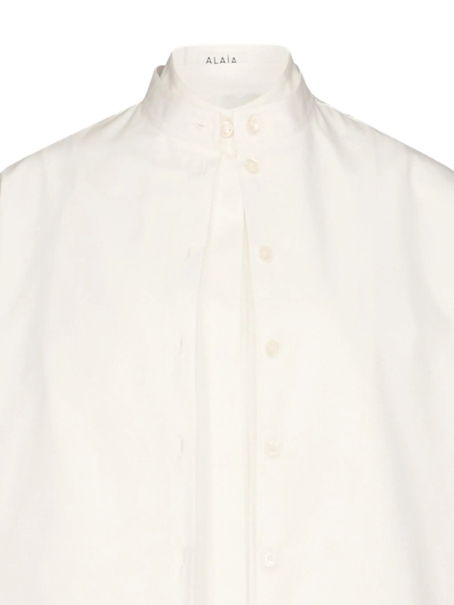 layered poplin shirt