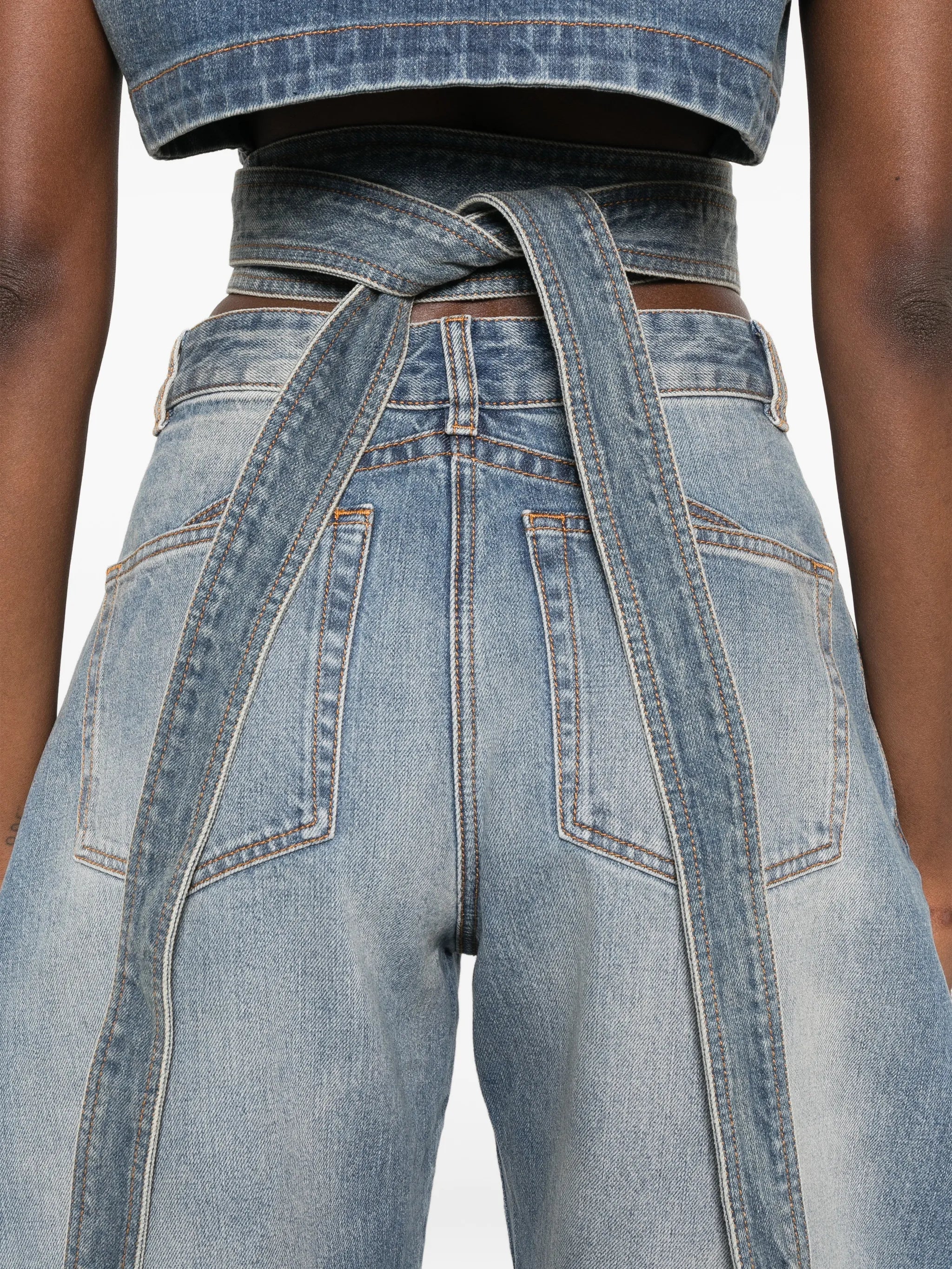 belt-loop jeans