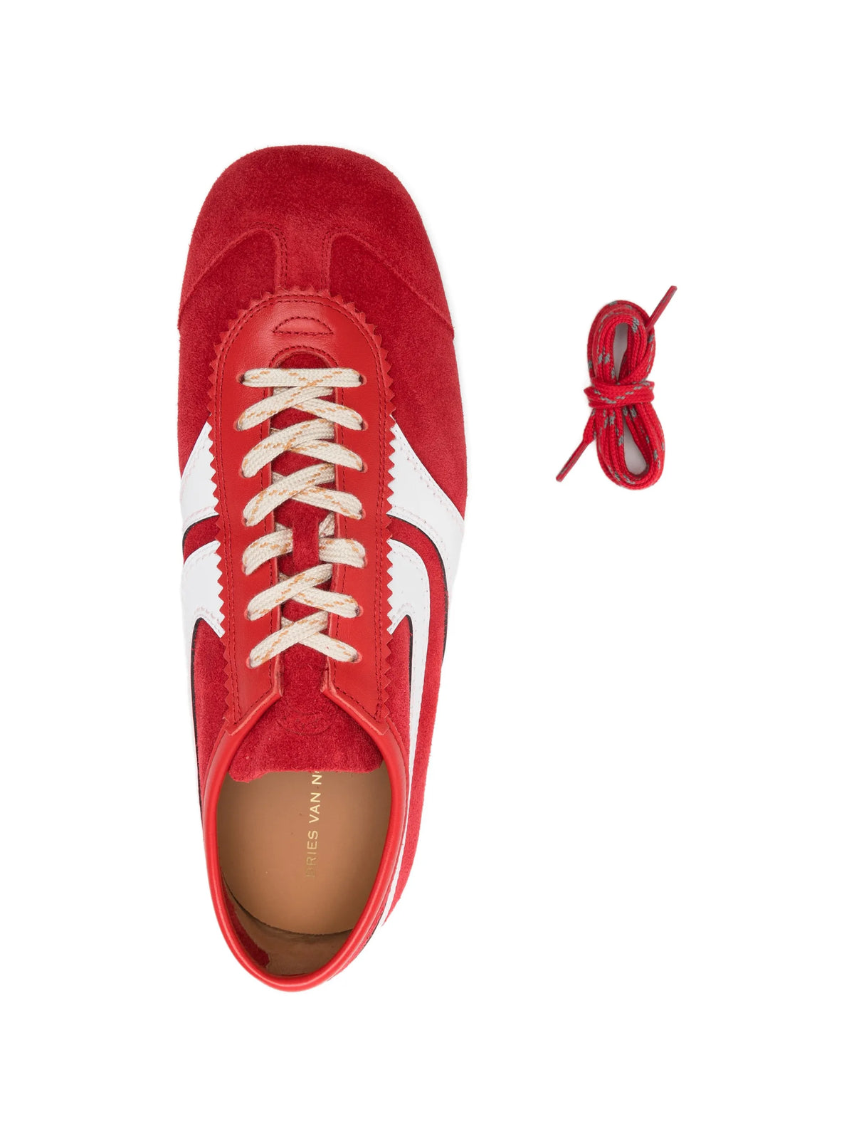 low-profile stripe sneakers