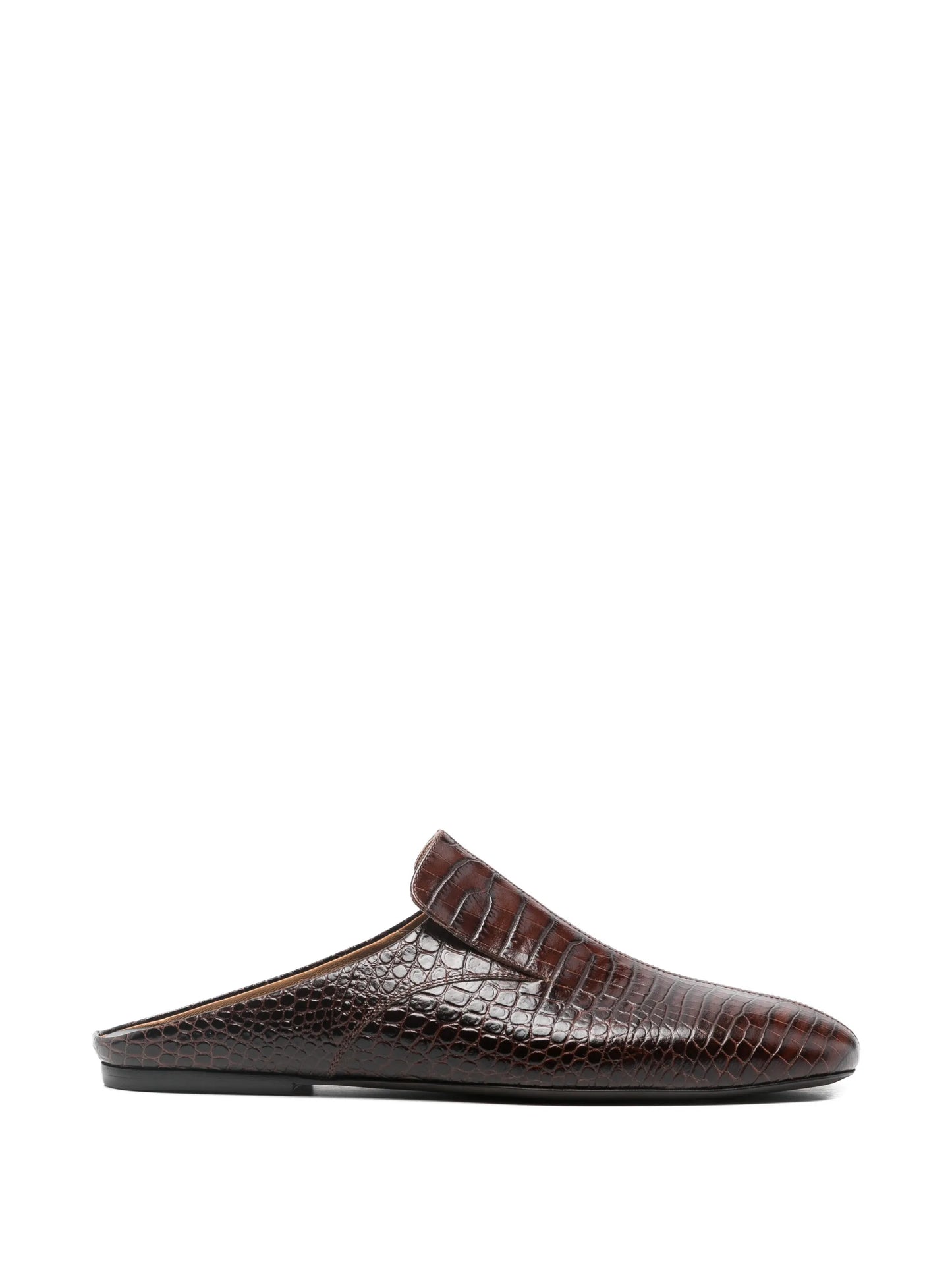 textured slip-on slippers