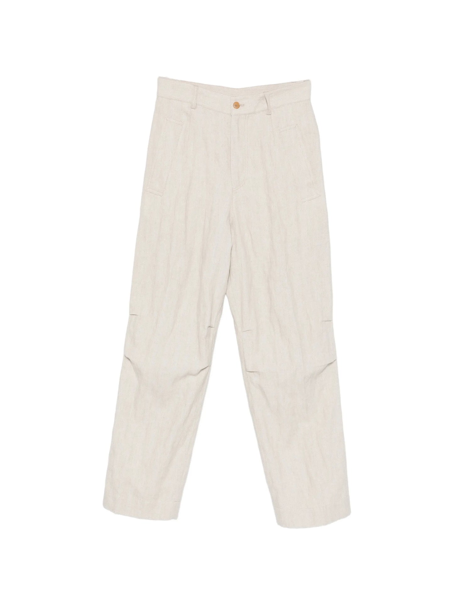 side-pocket straight trousers