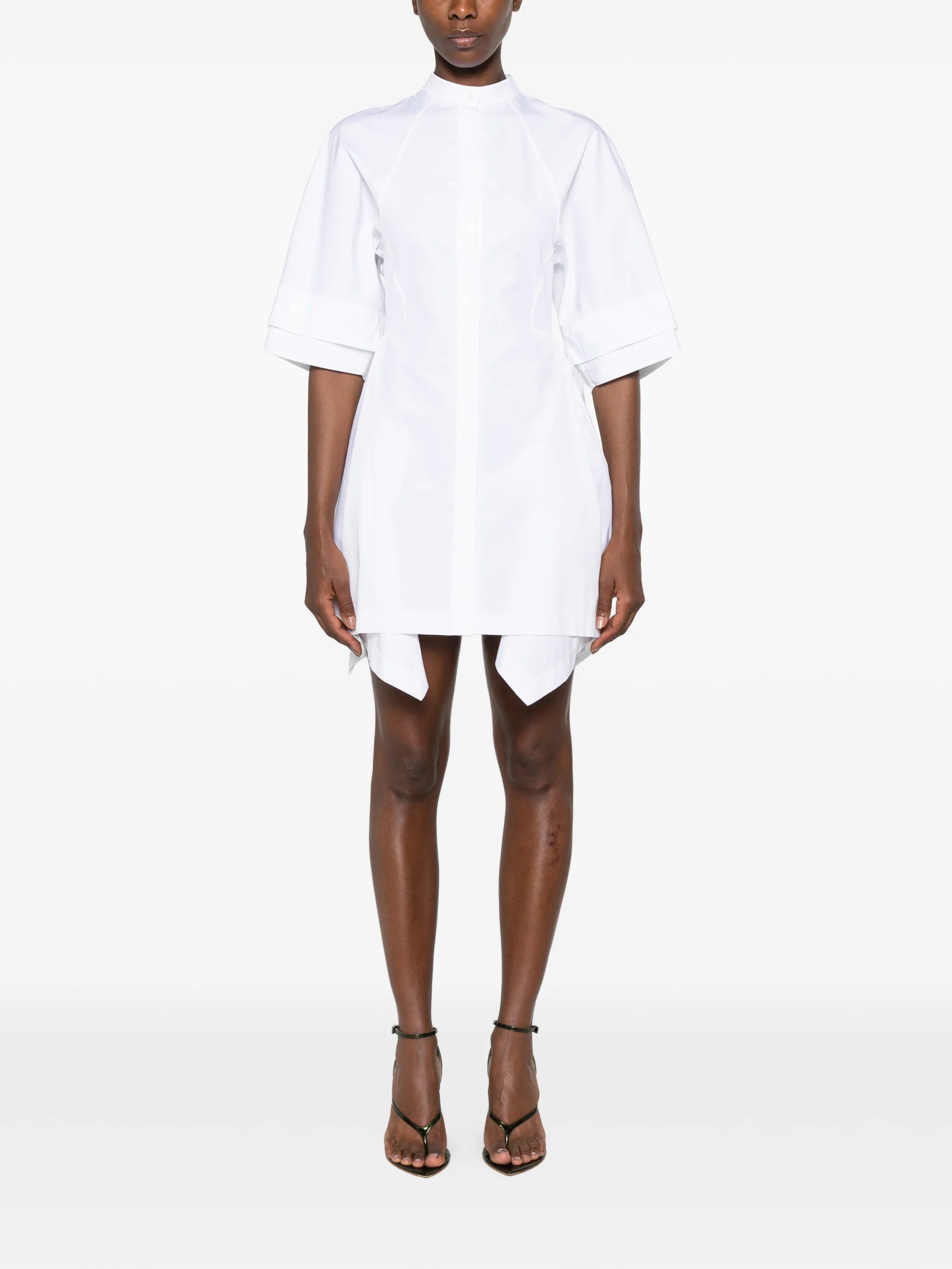 panelled mini dress