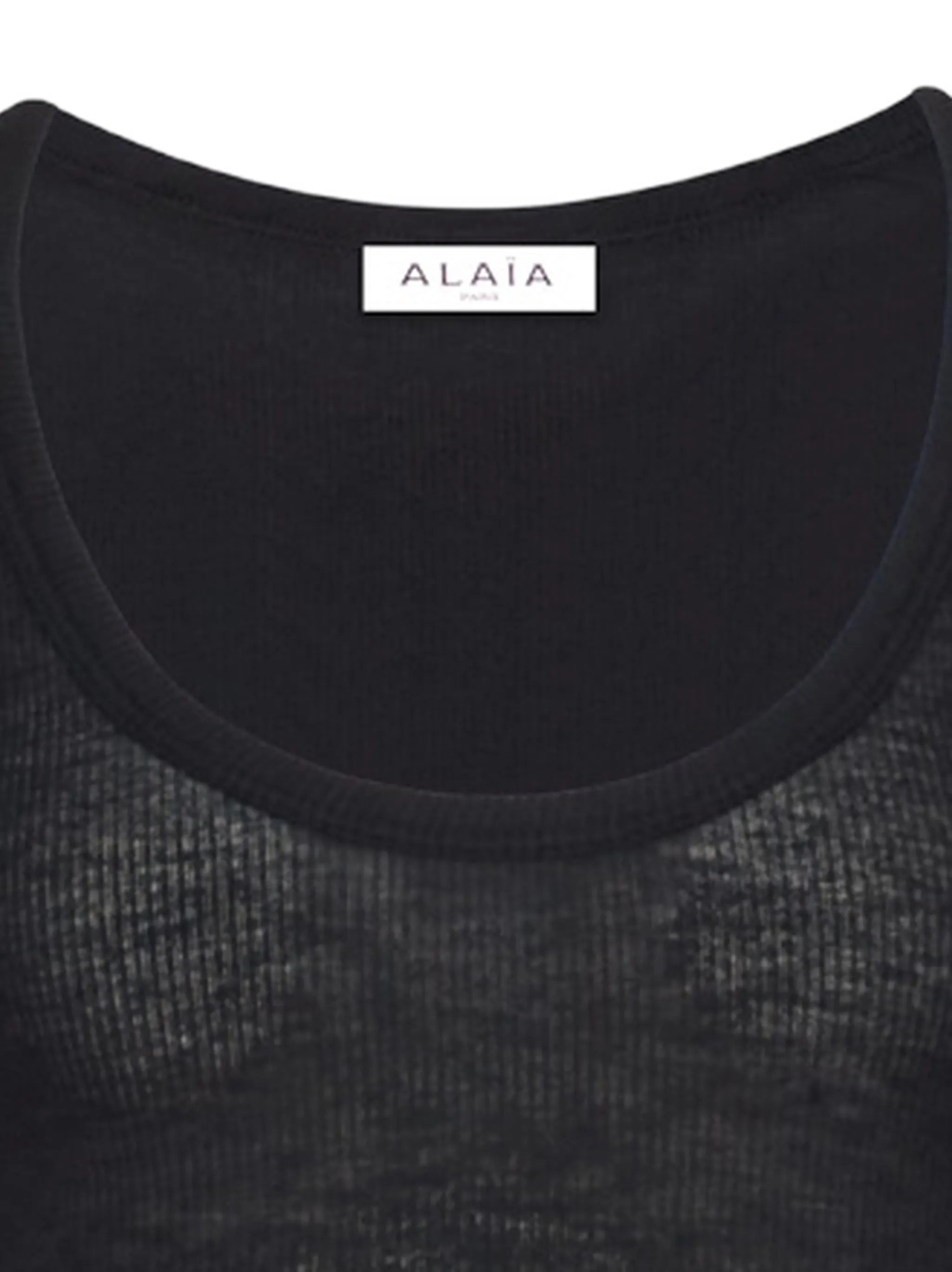ribbed-knit bodysuit