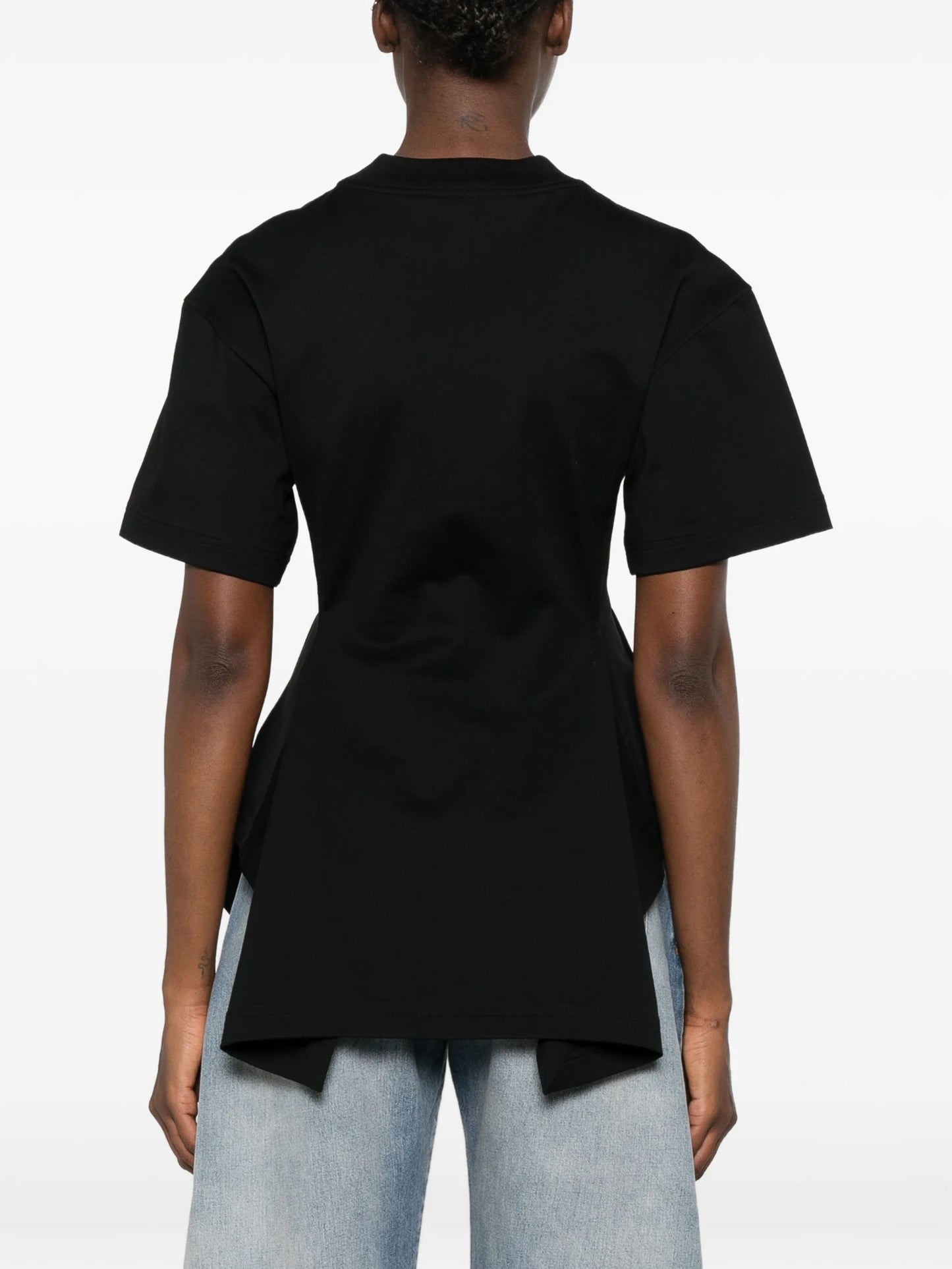 peplum-hem T-shirt