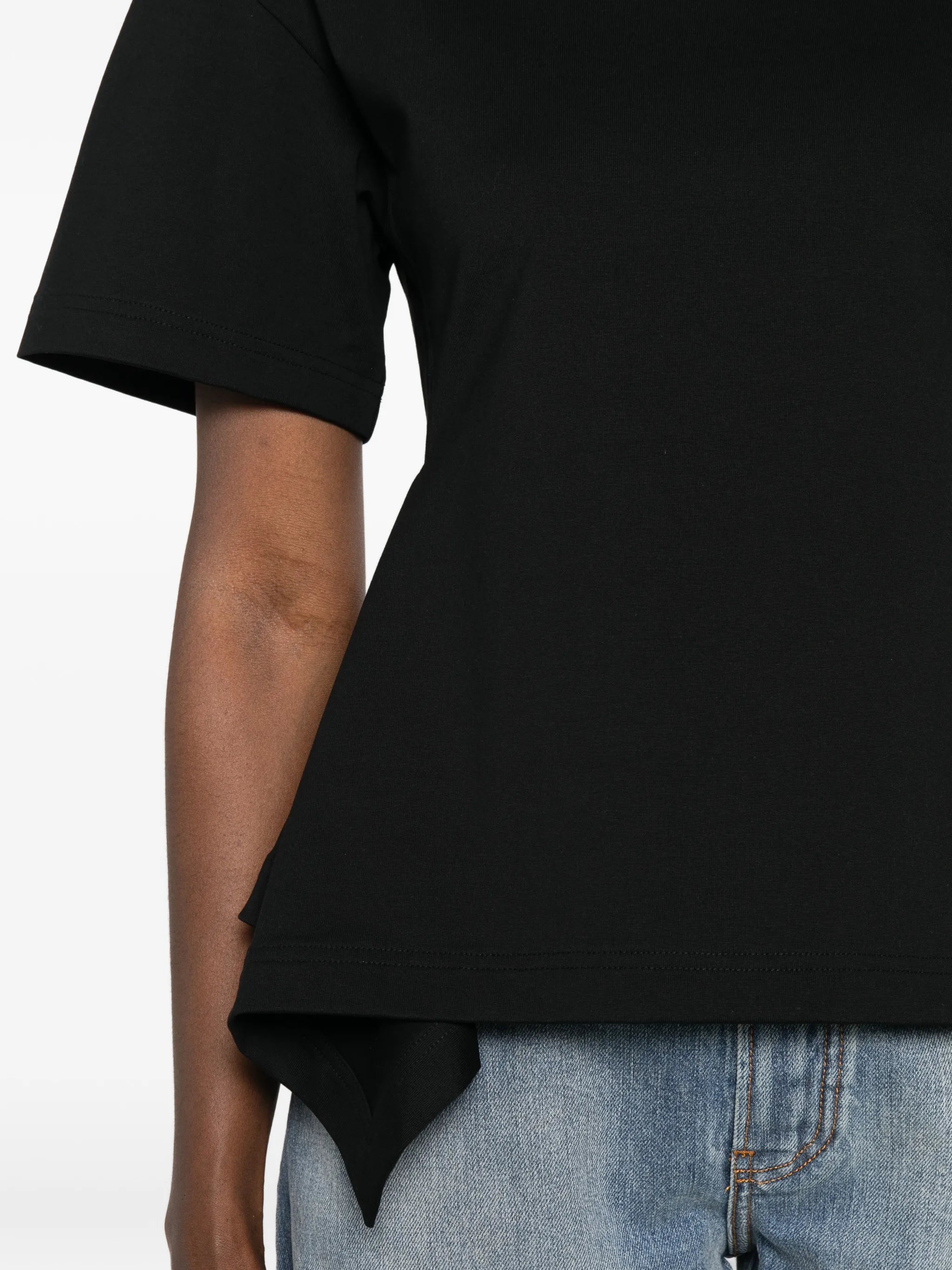 peplum-hem T-shirt
