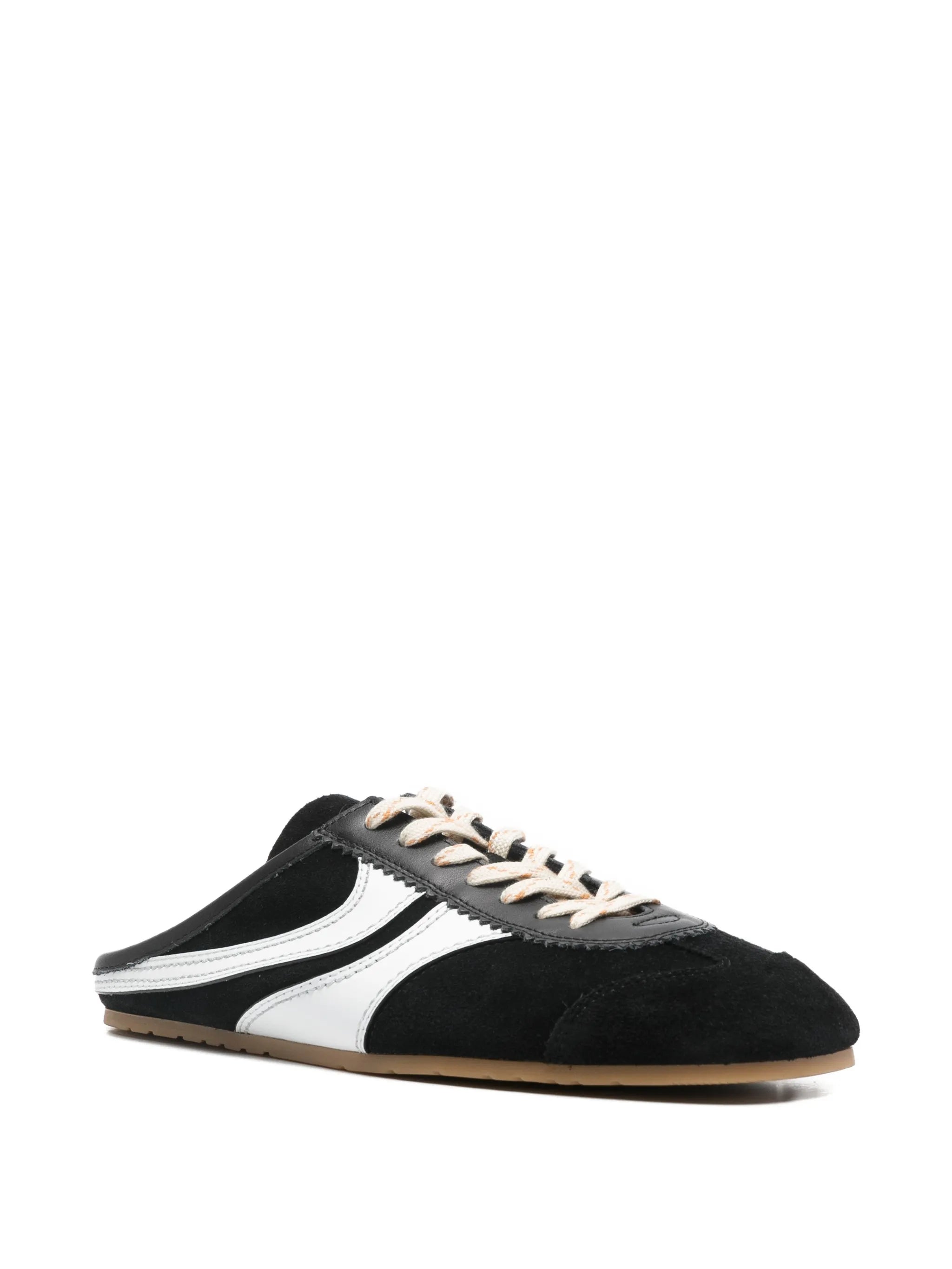 striped slip-on sneakers