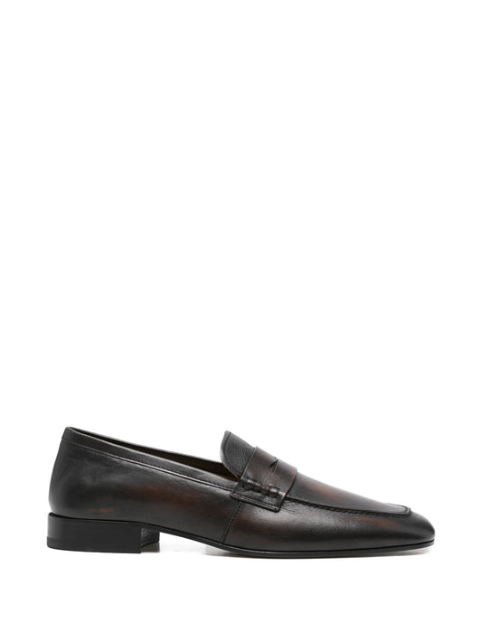 soft back leather loafers