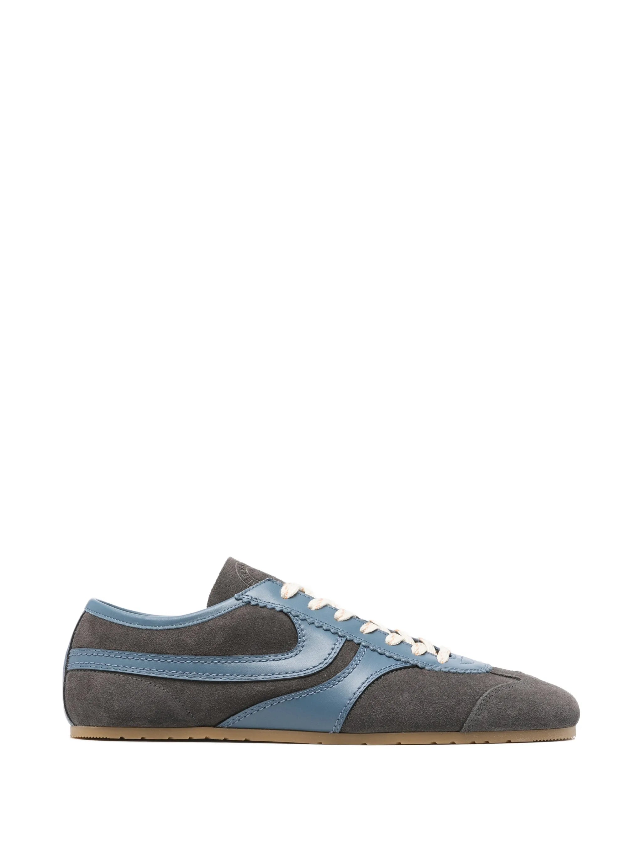 panelled low sneakers