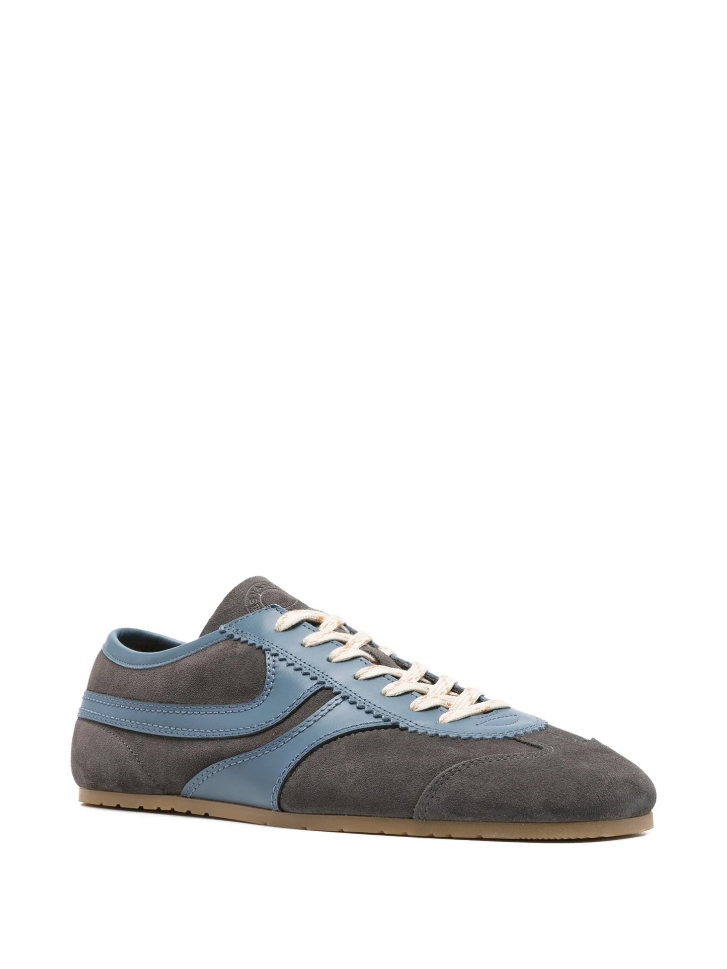 panelled low sneakers