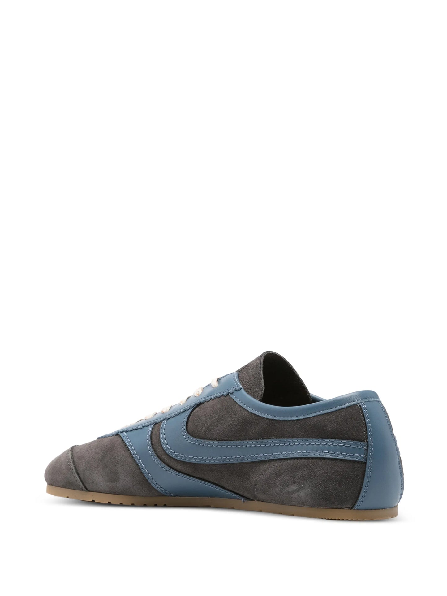 panelled low sneakers