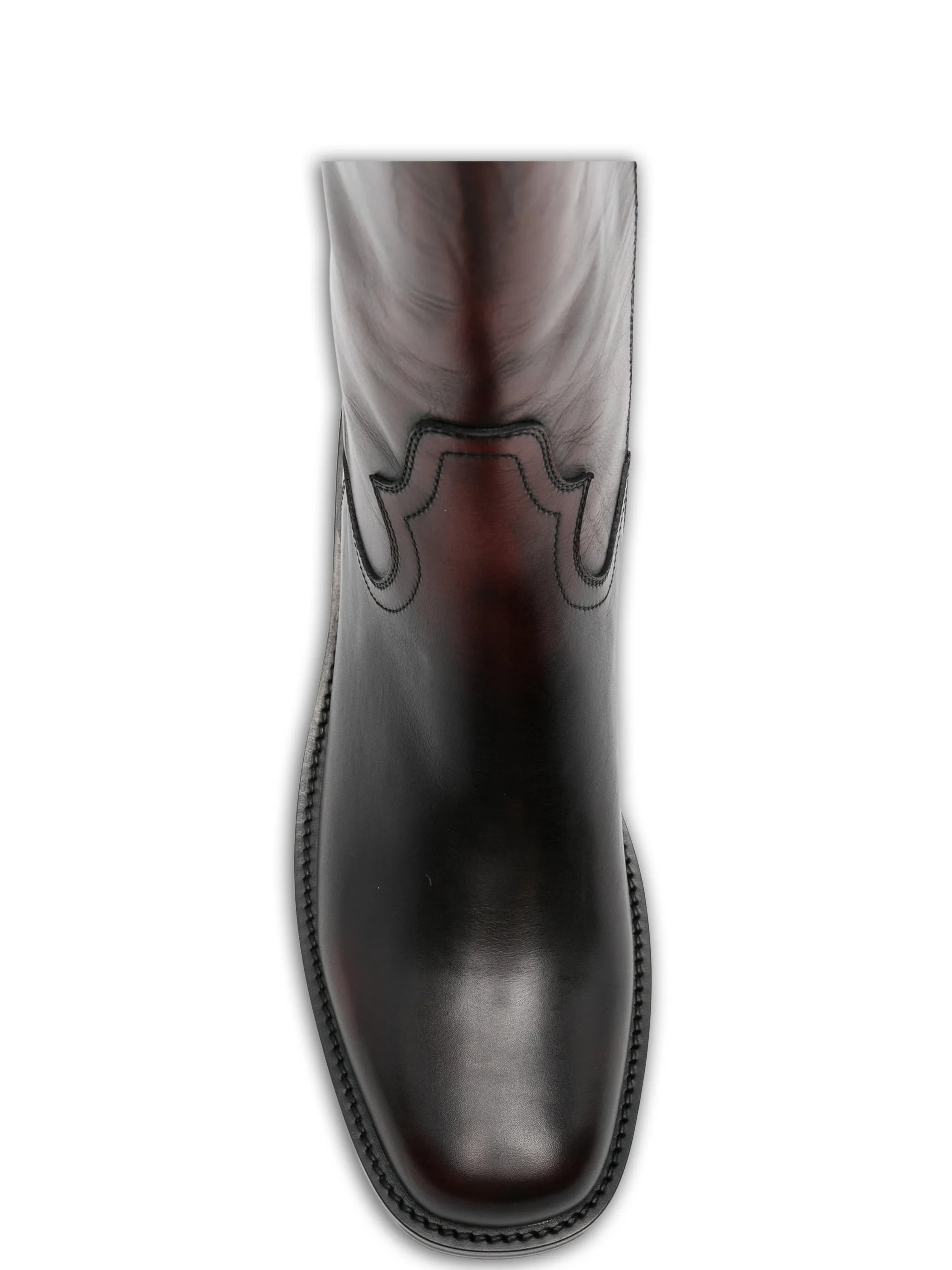 square-toe ankle boots