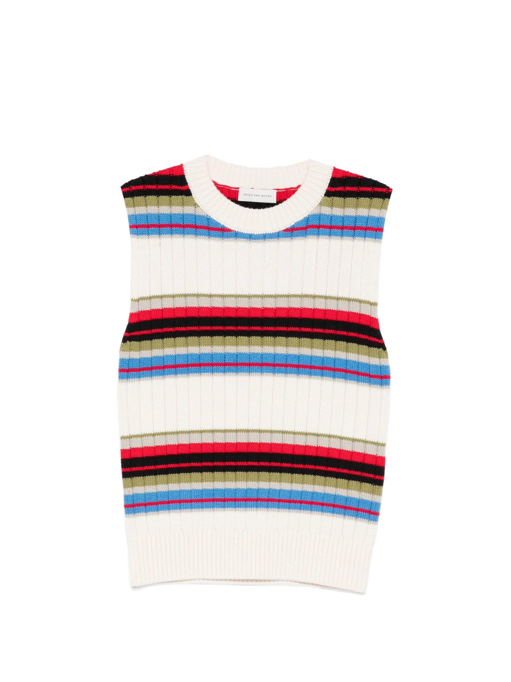 striped vest