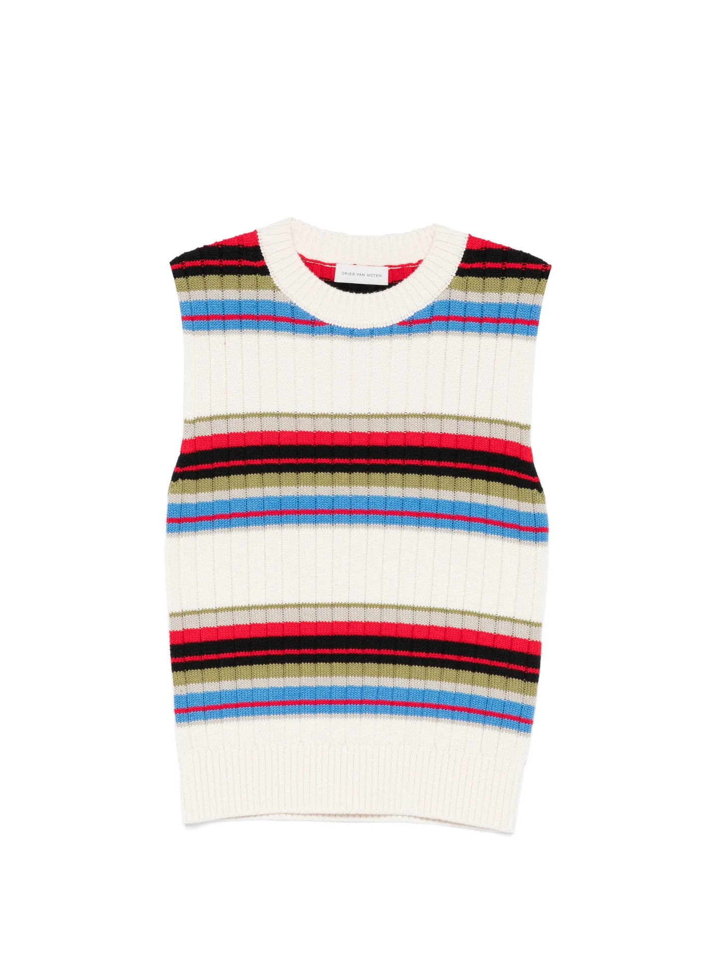 striped vest