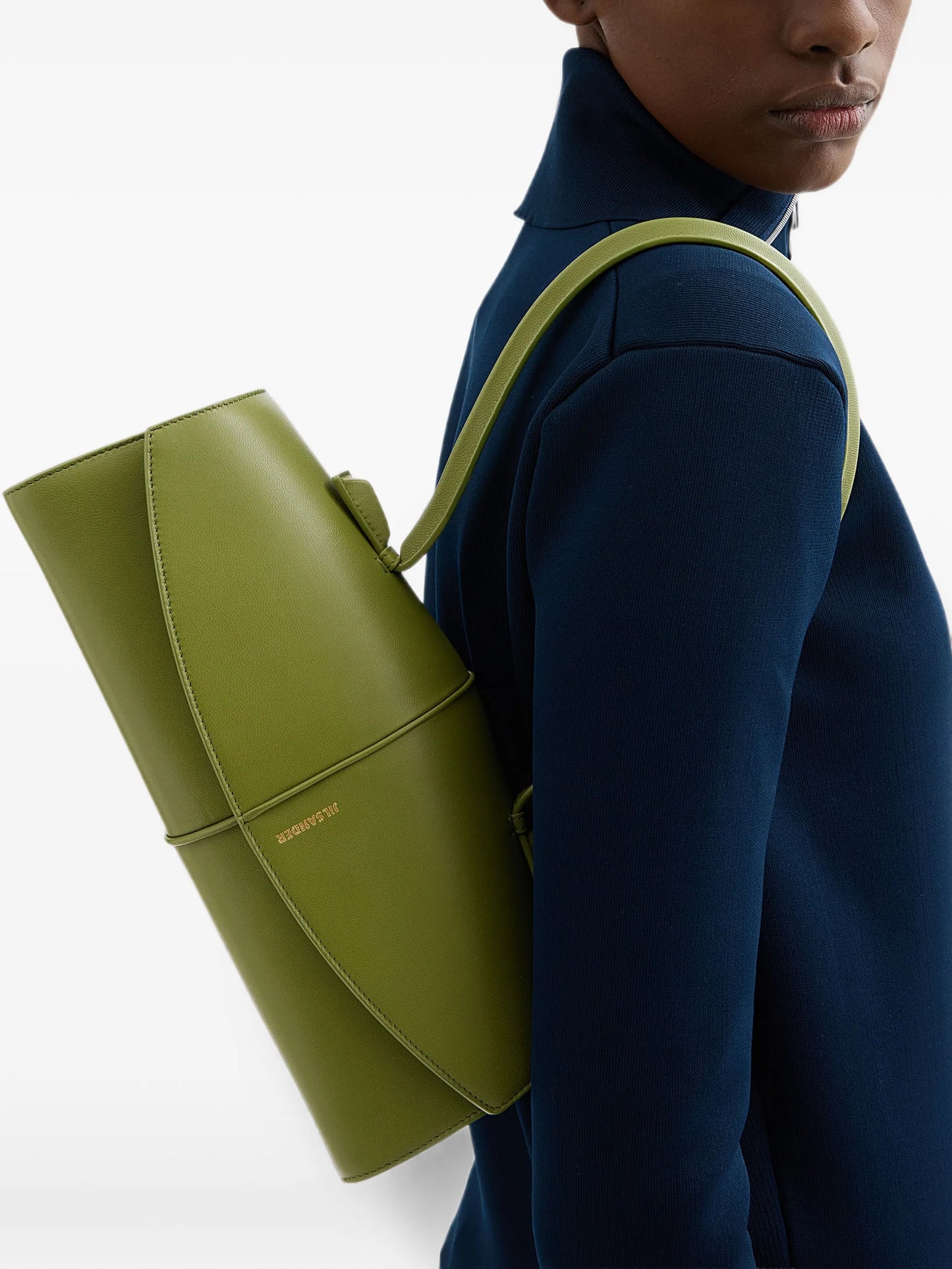 Linea leather shoulder bag