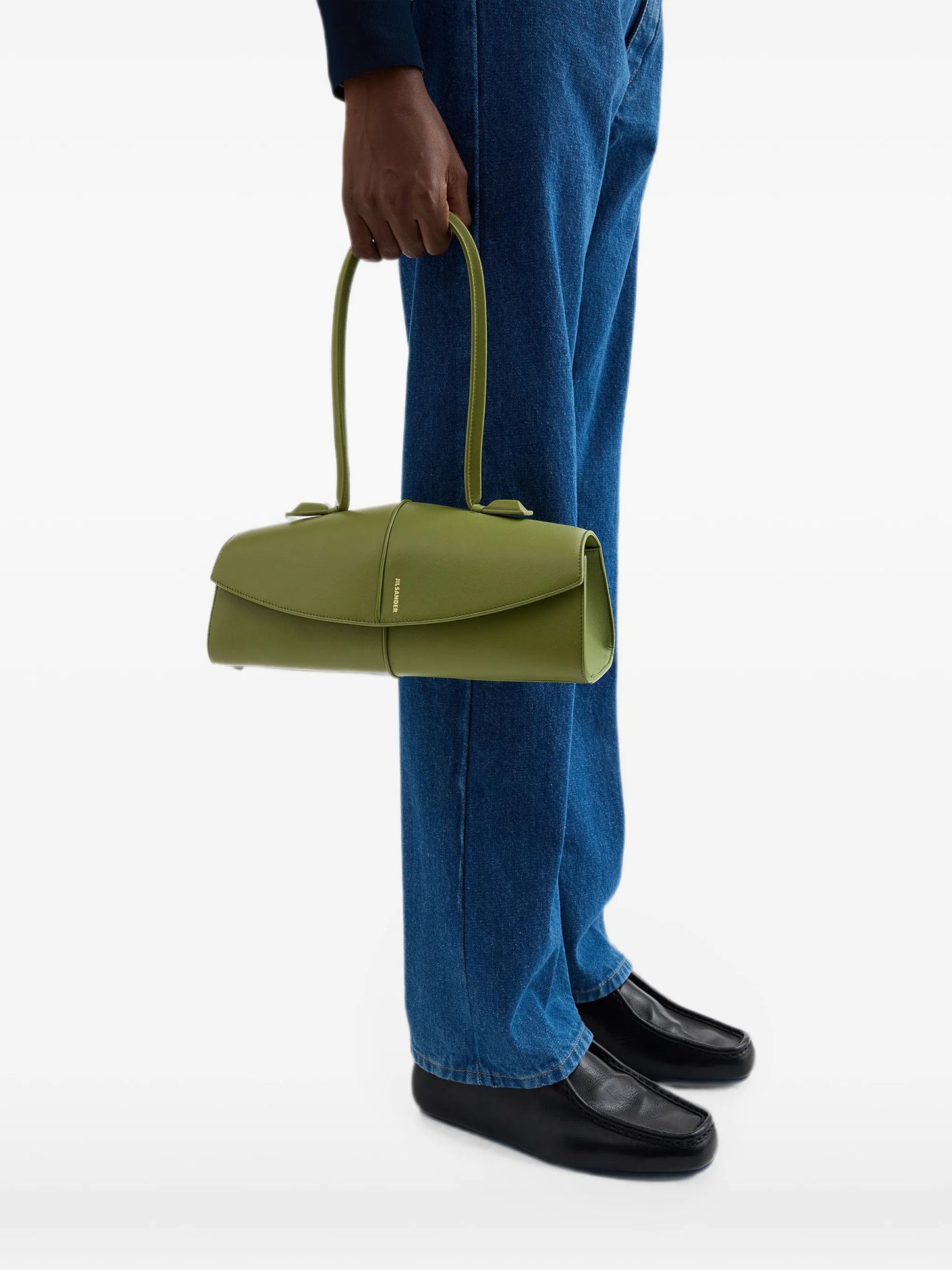 Linea leather shoulder bag