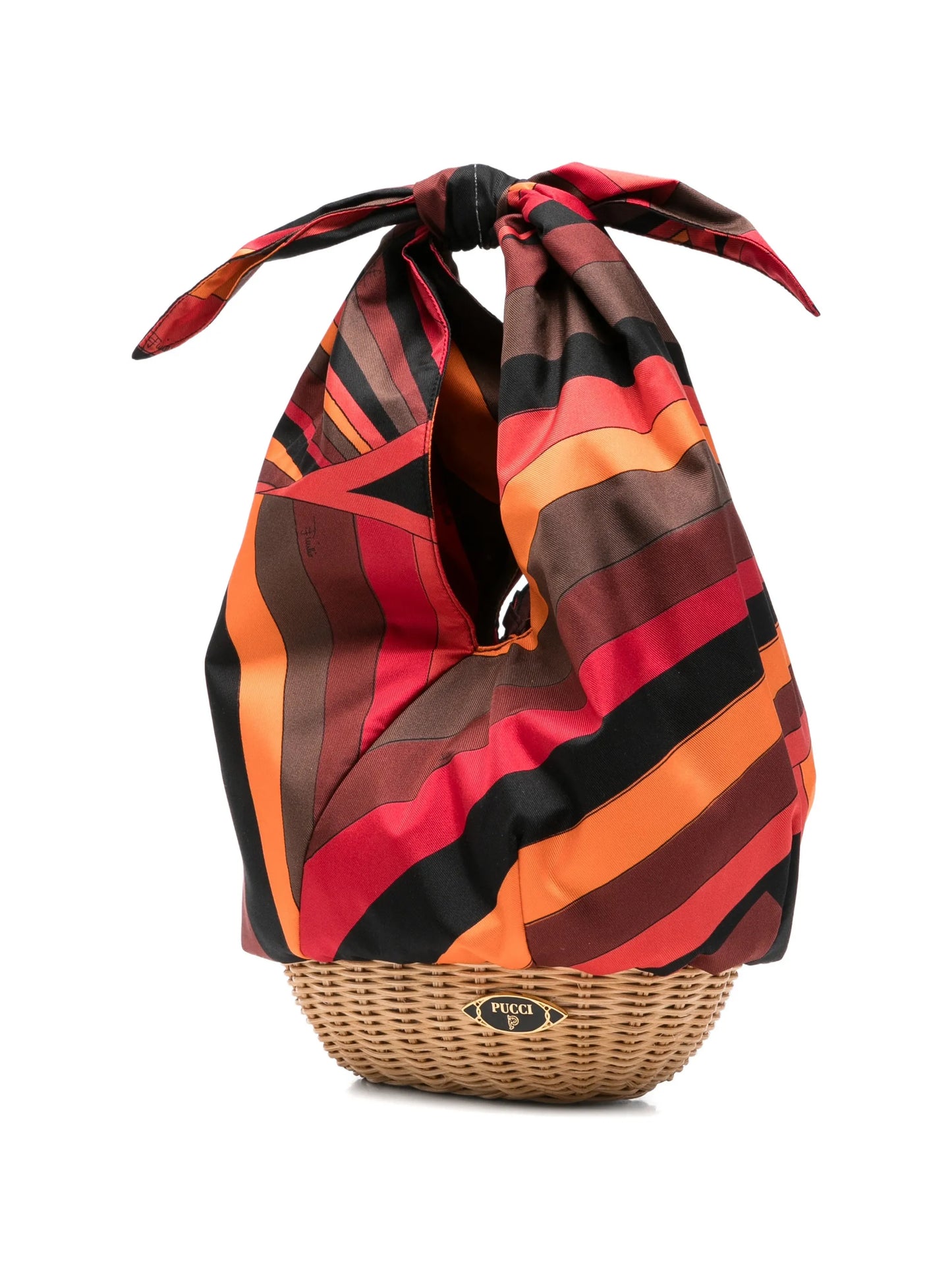 scarf-knot tote bag
