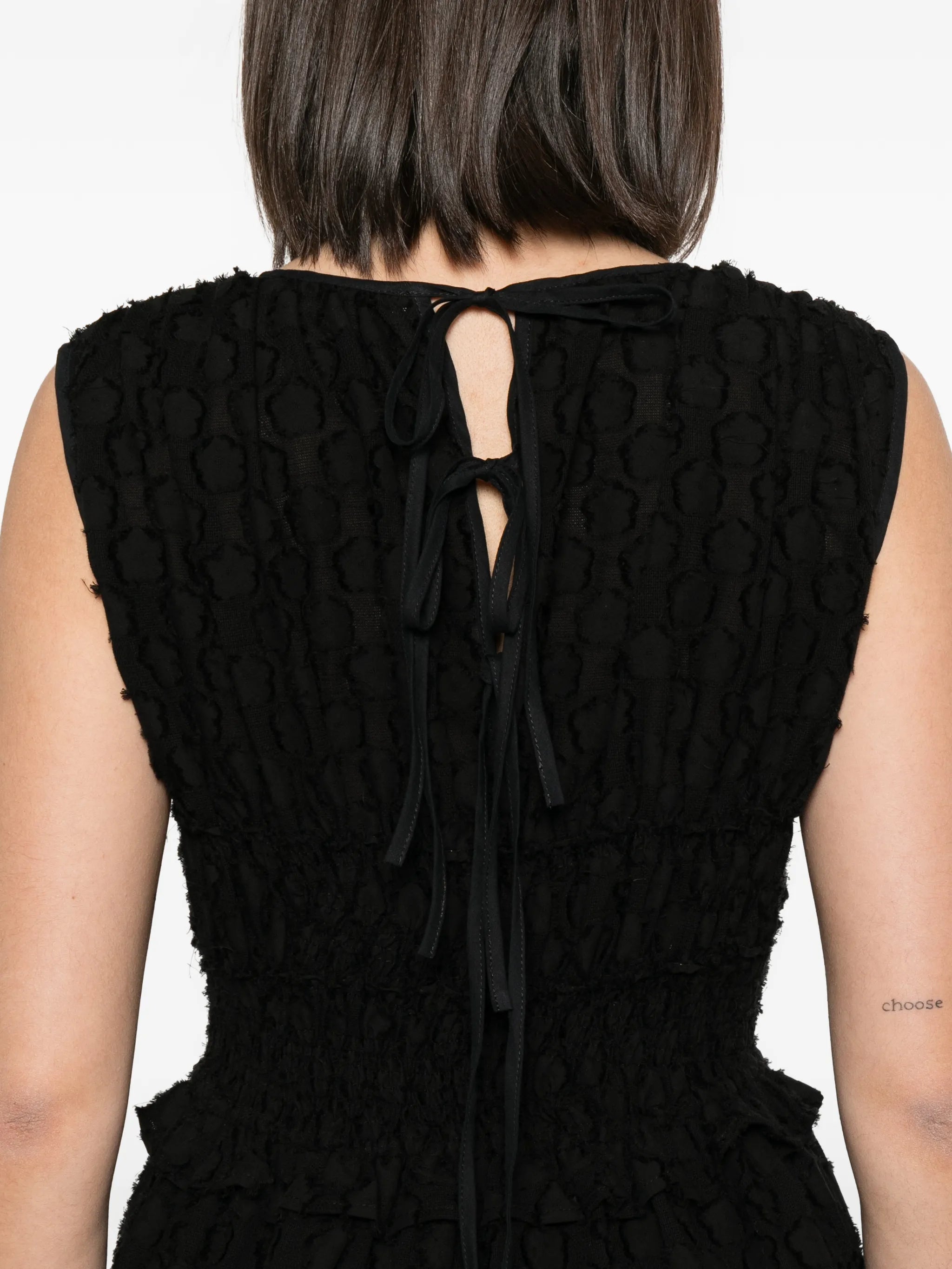 Dinah smocked-effect maxi dress