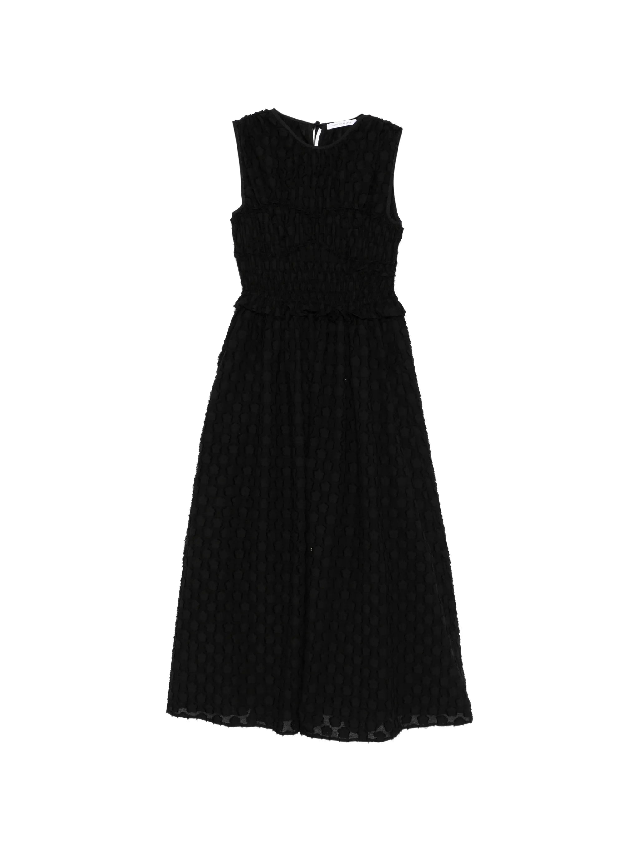 Dinah smocked-effect maxi dress