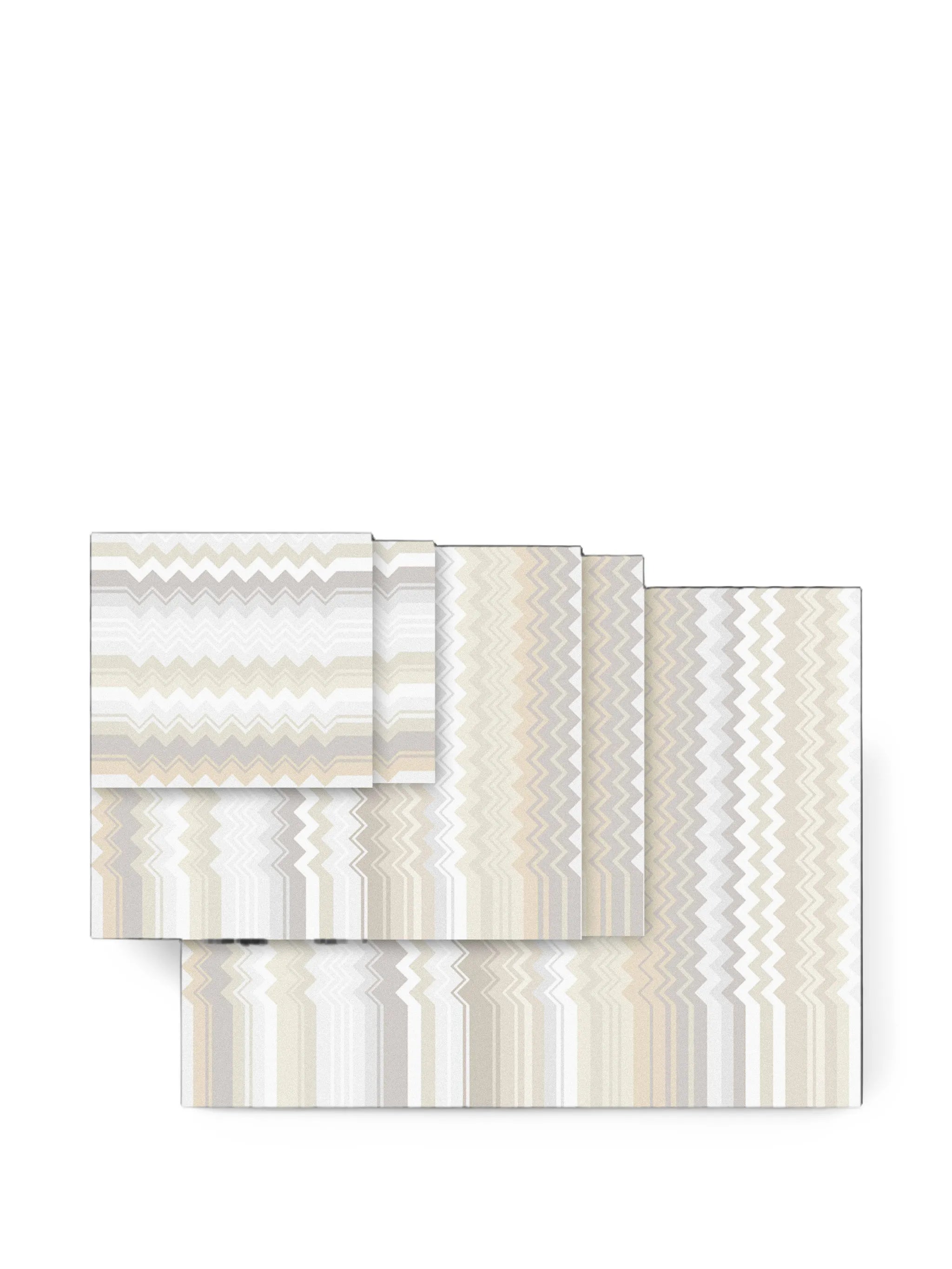 Giacomo chevron print towel set