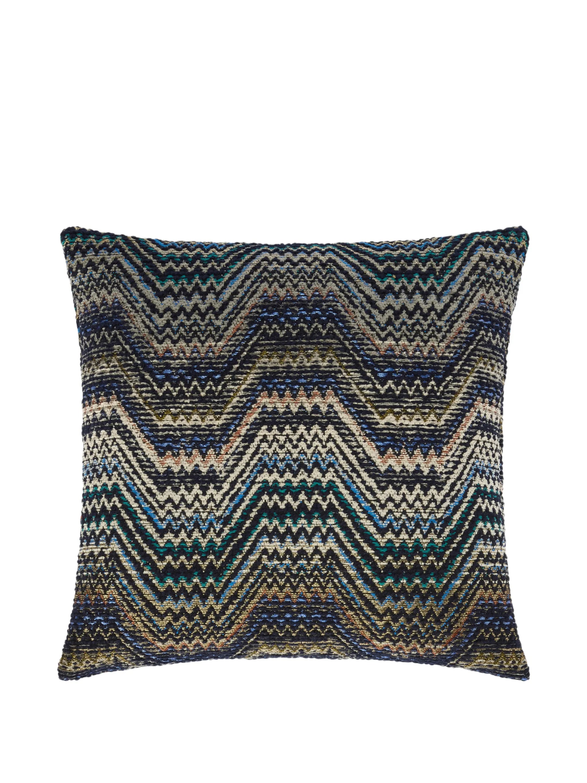 Amalfi zigzag-woven cushion