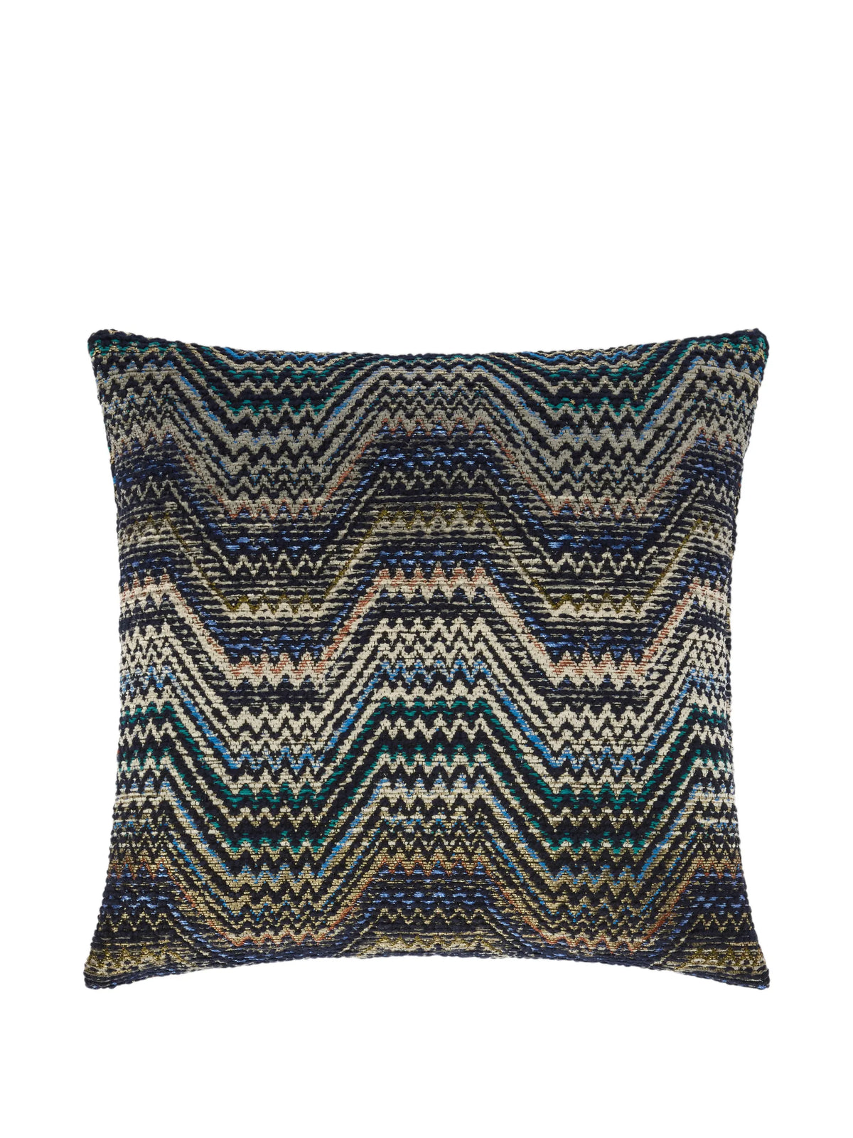 Amalfi zigzag-woven cushion