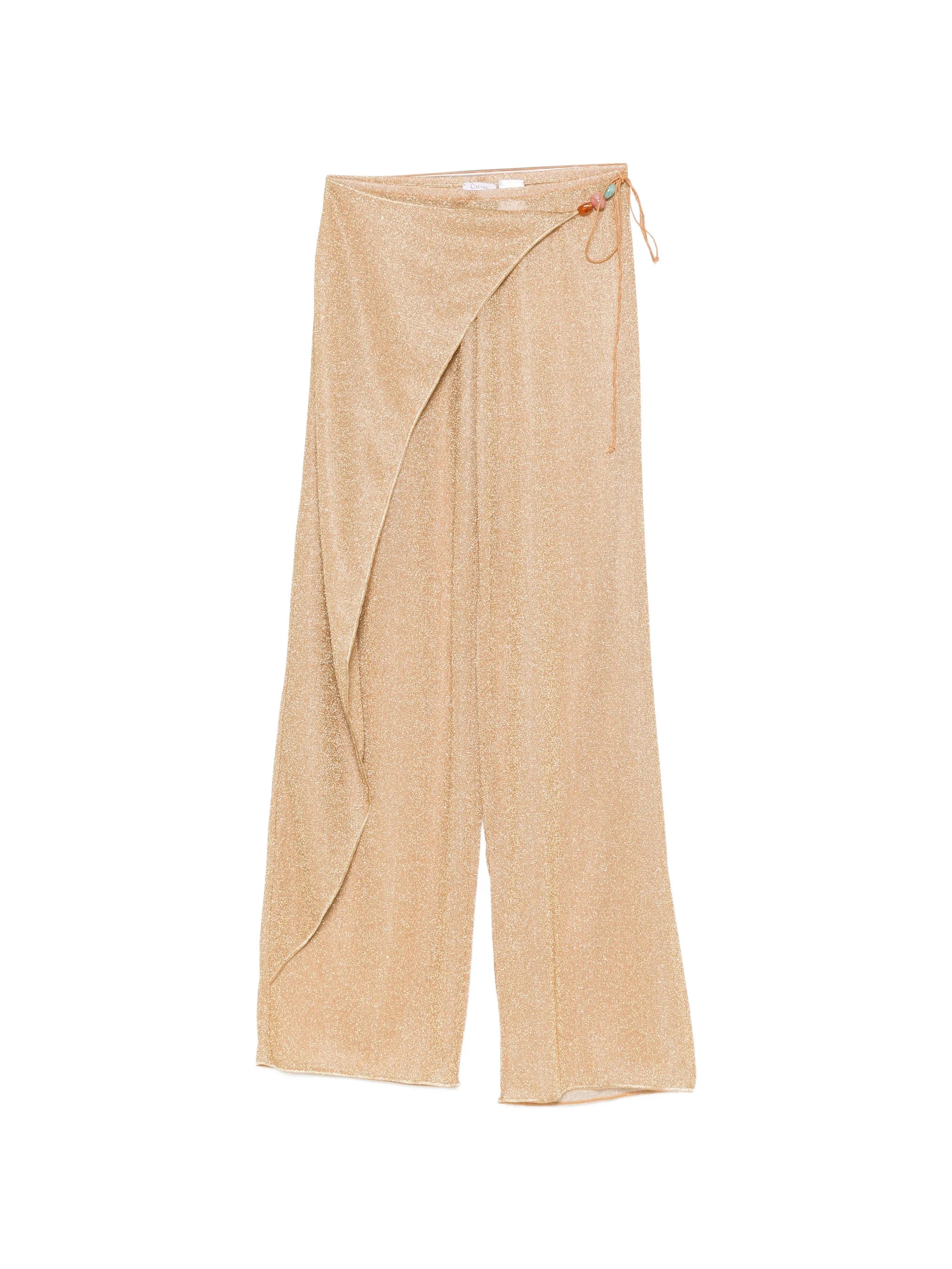 Lumiére Beads pareo trousers