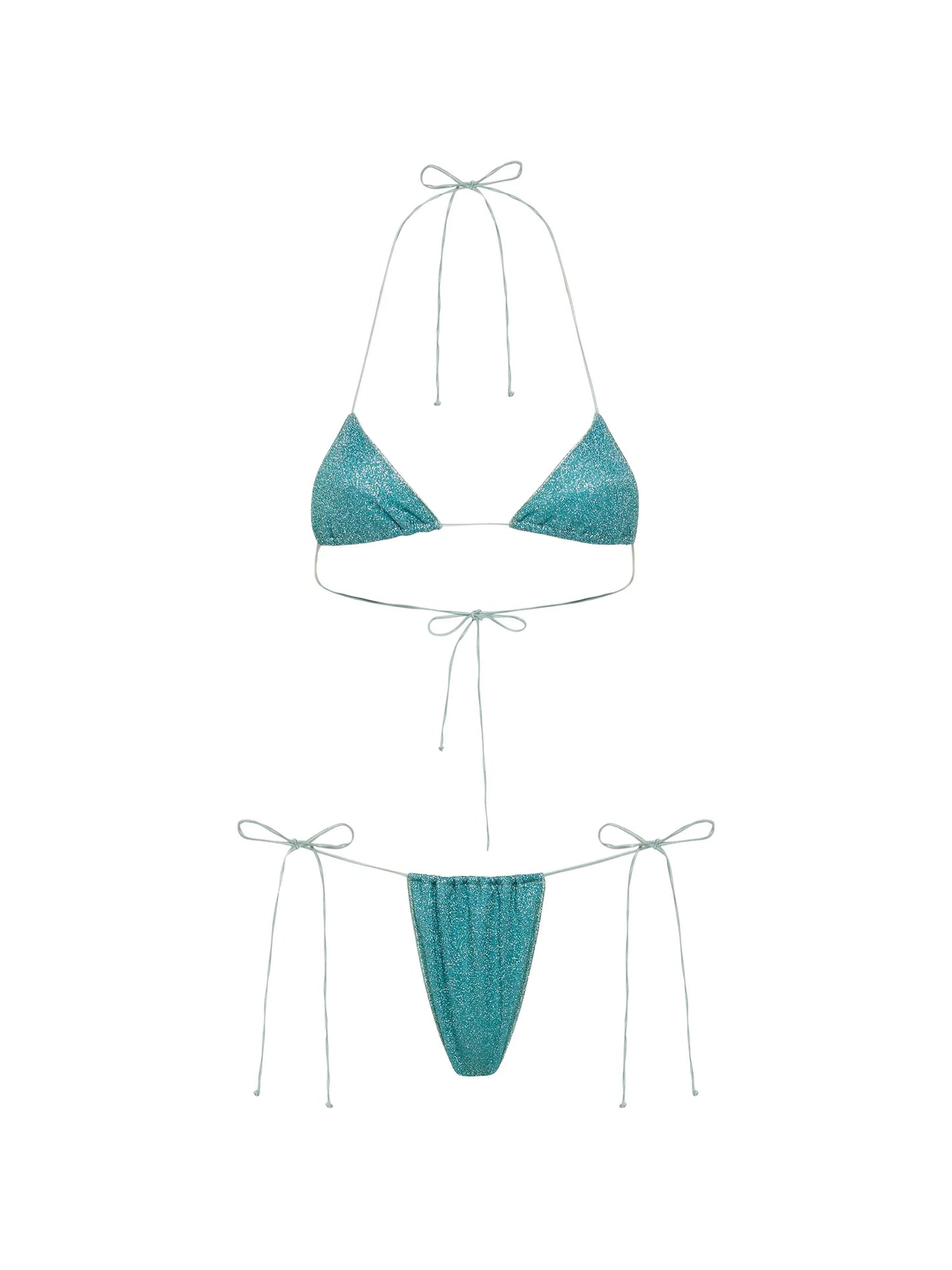 Lumiere glitter-effect bikini