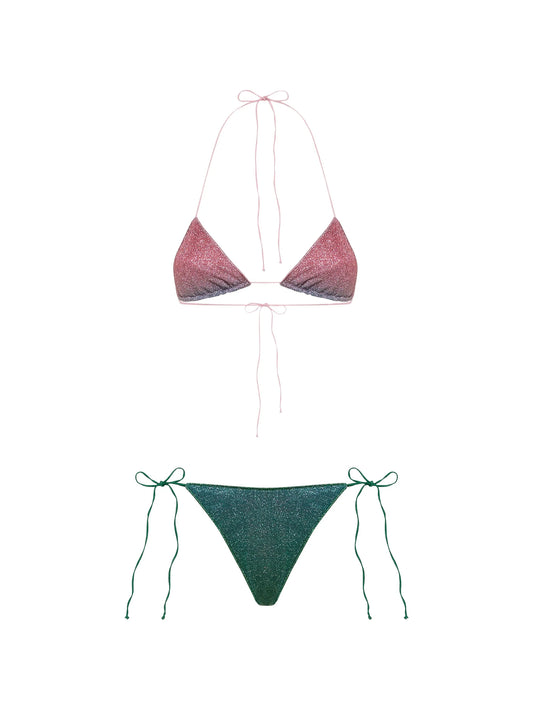 Lumiere glitter-effect bikini