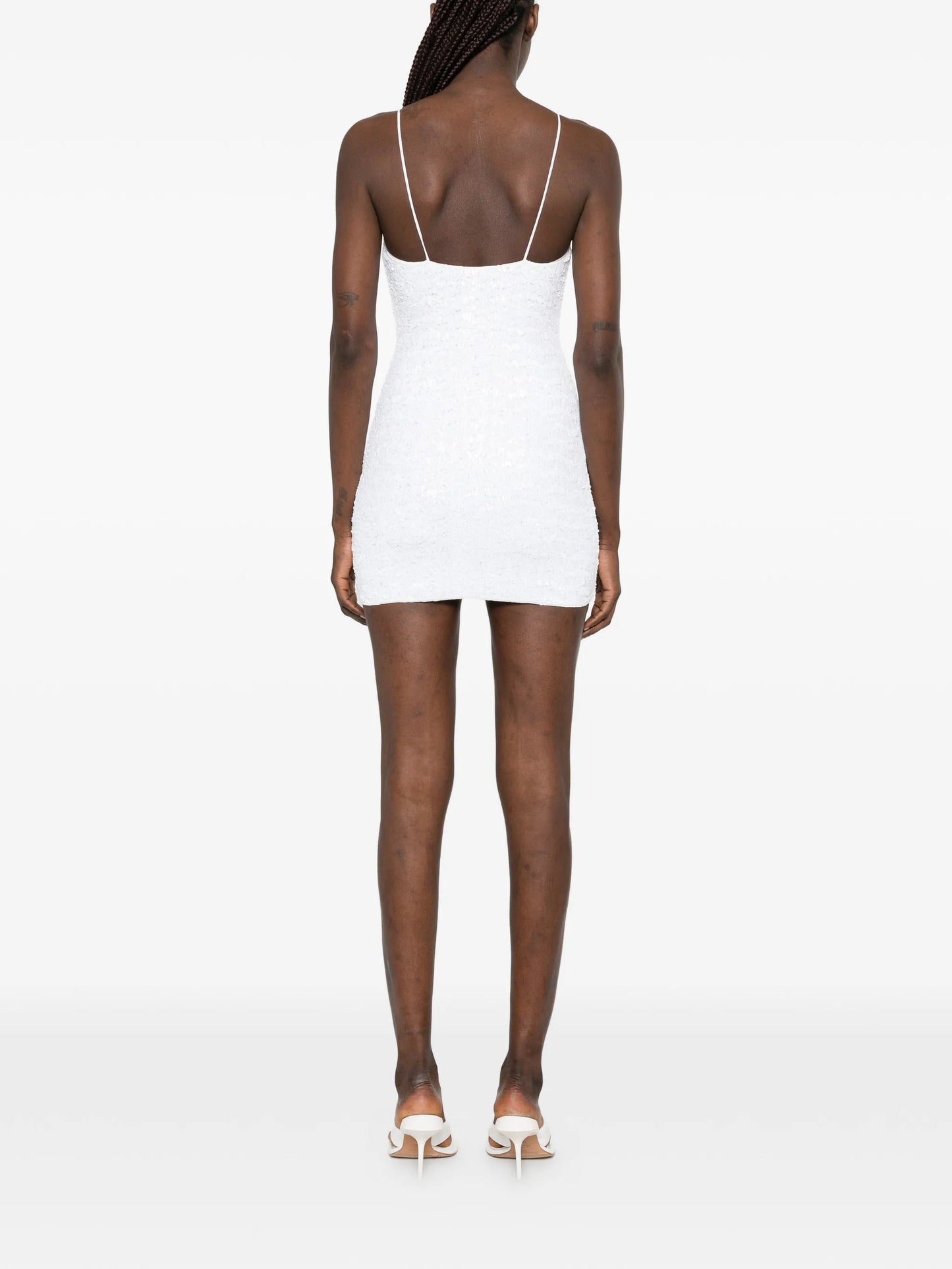 sequin-embellished mini dress