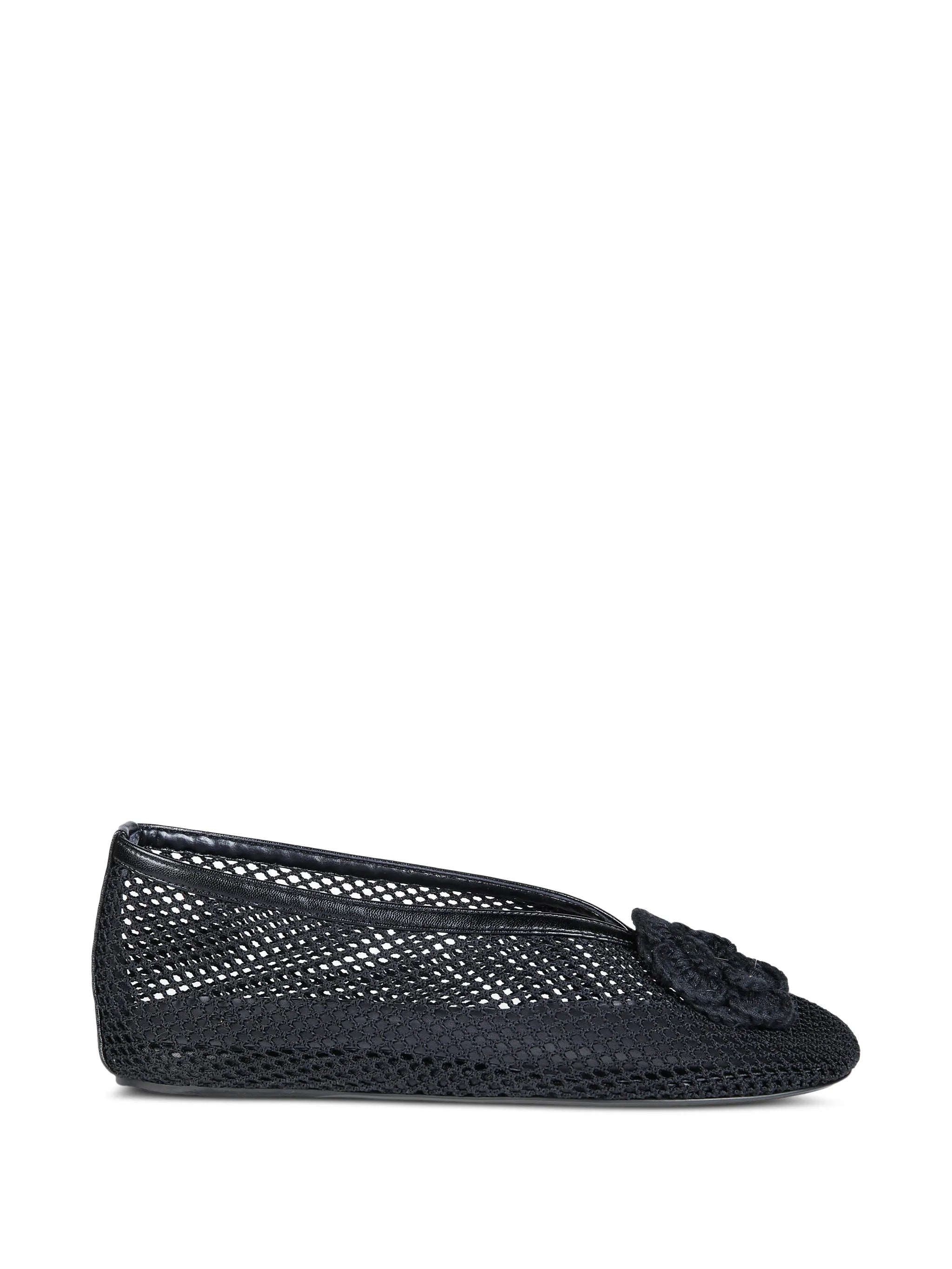Jenny ballerina in black mesh