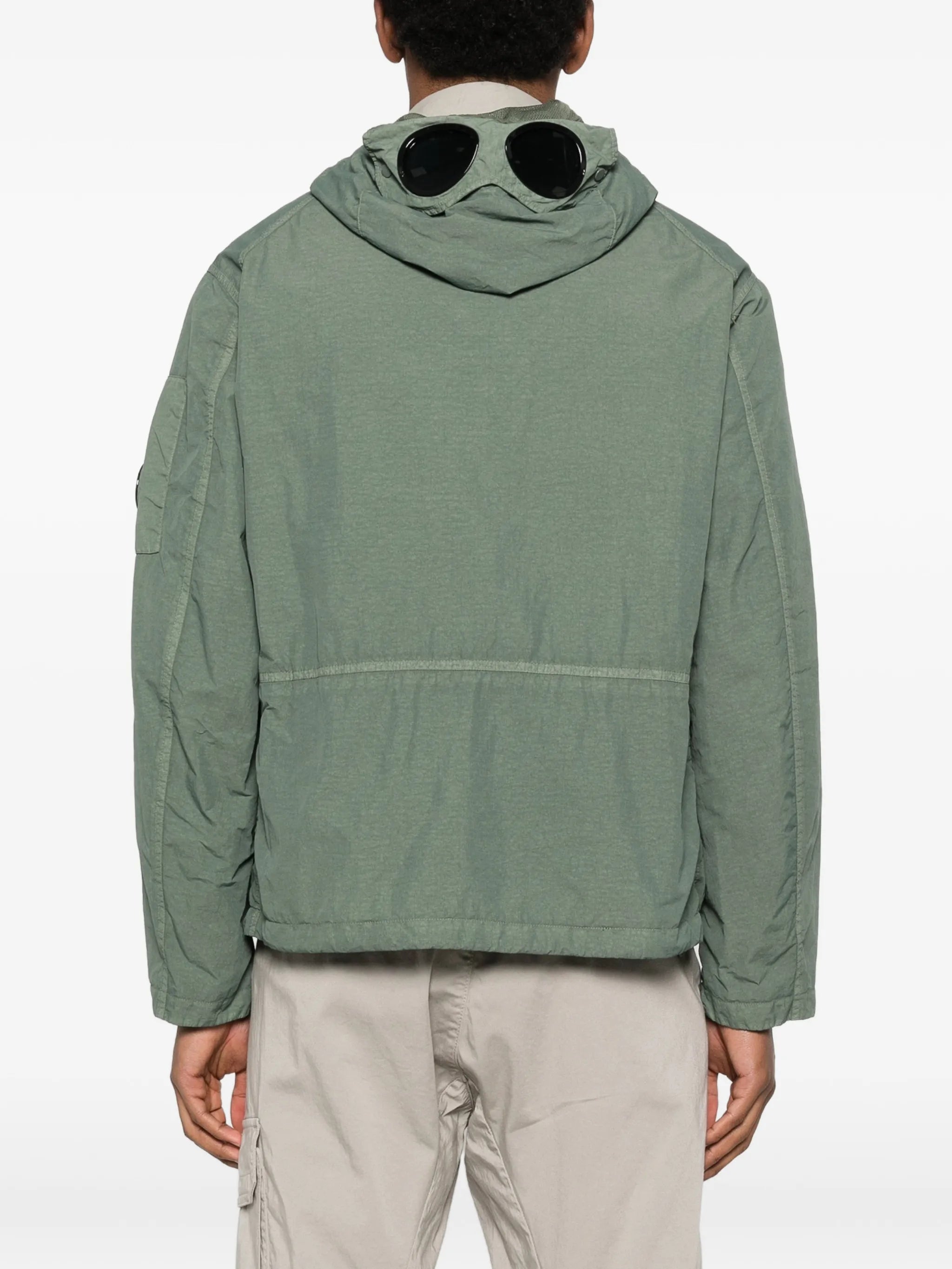 chest-pocket hooded jacket